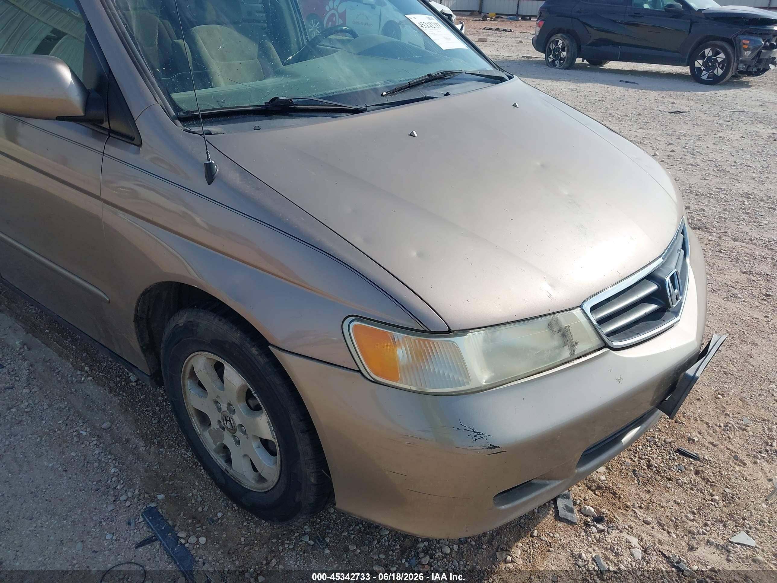 2003 Honda Odyssey Ex Gold vin: 5FNRL18623B065368