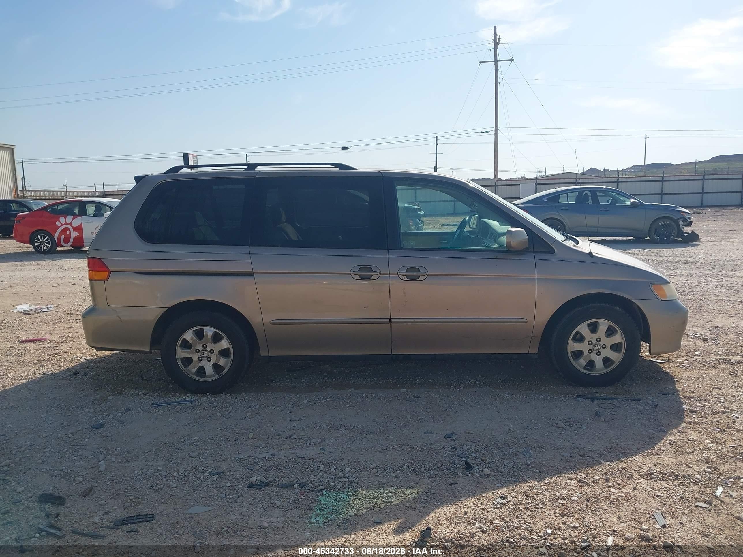 2003 Honda Odyssey Ex Gold vin: 5FNRL18623B065368