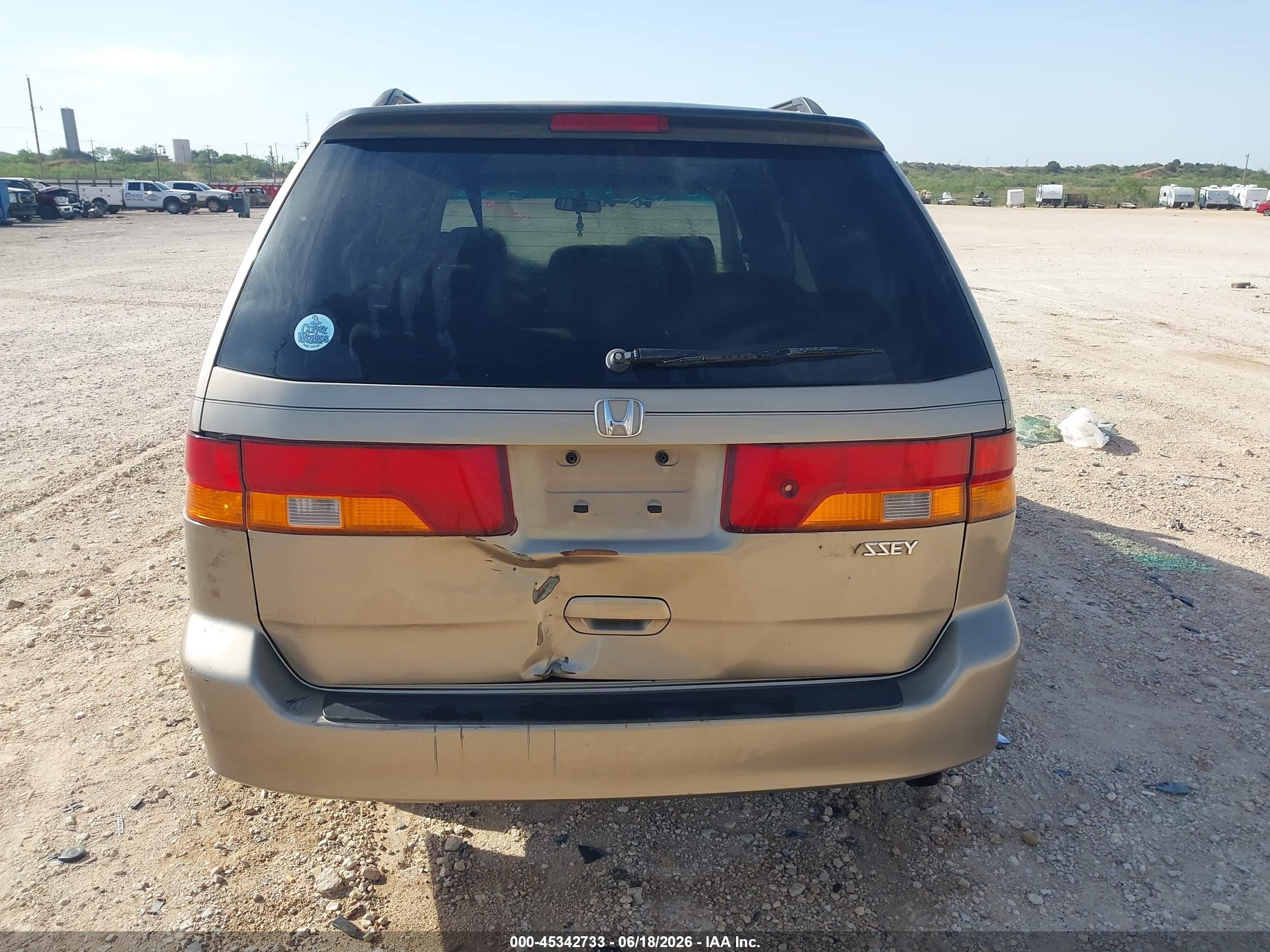 2003 Honda Odyssey Ex Gold vin: 5FNRL18623B065368