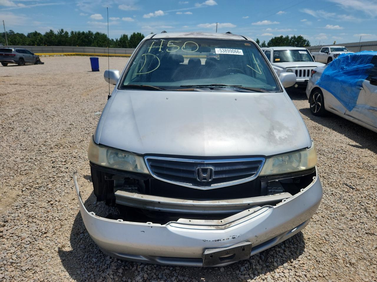 2004 Honda Odyssey Ex Серый vin: 5FNRL18624B001963