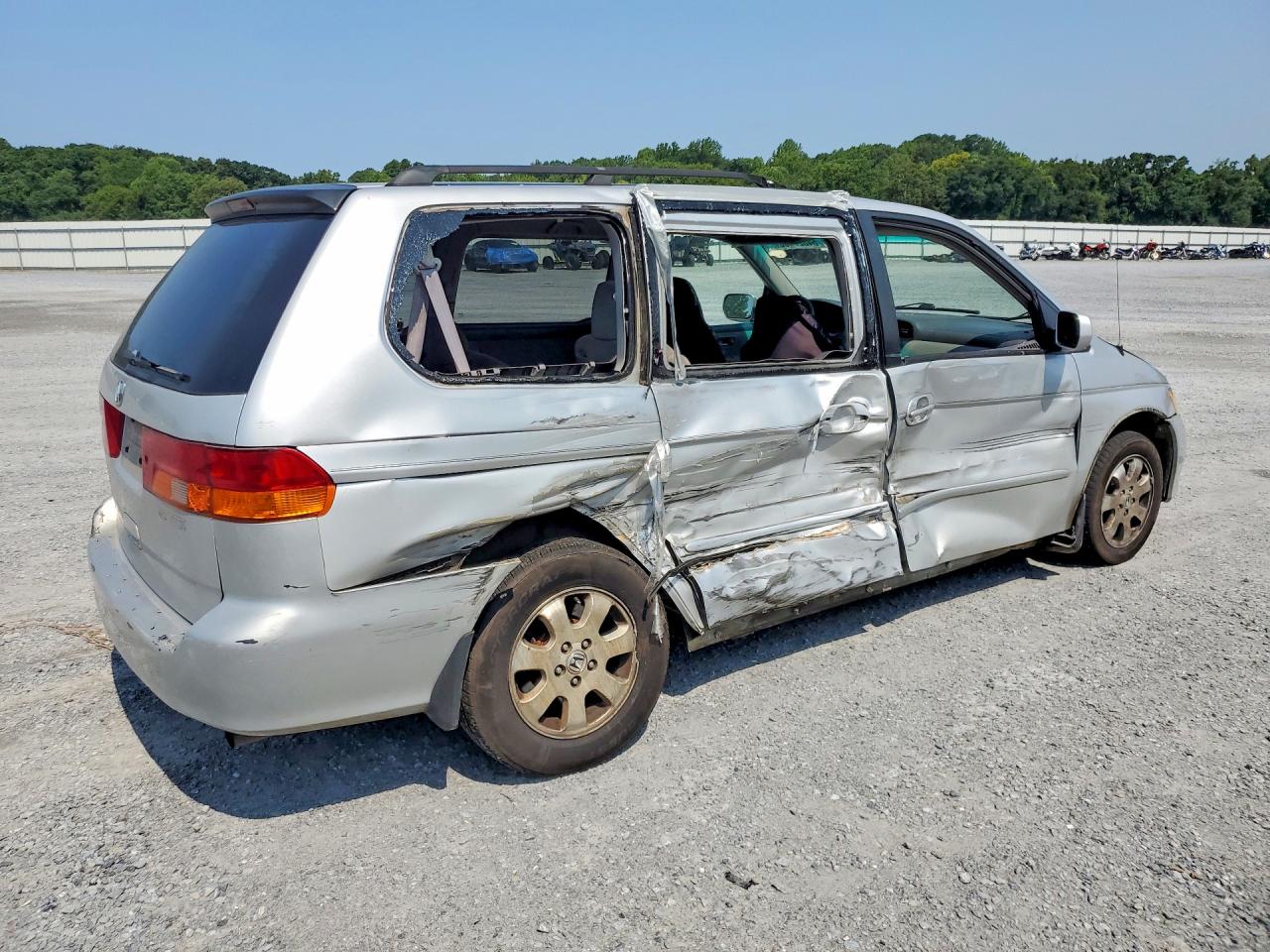 2002 Honda Odyssey Ex Silver vin: 5FNRL18632B005680