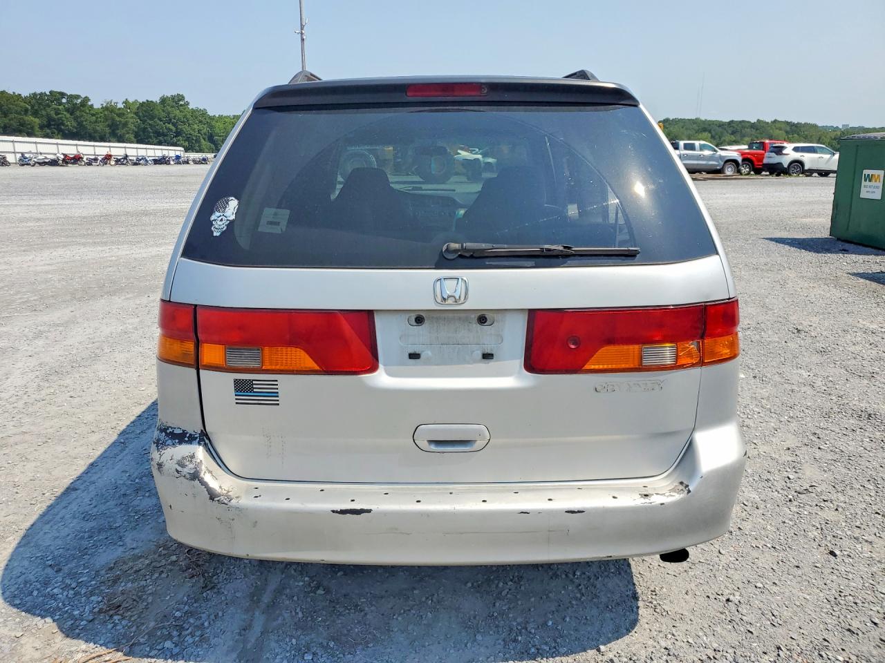 2002 Honda Odyssey Ex Silver vin: 5FNRL18632B005680