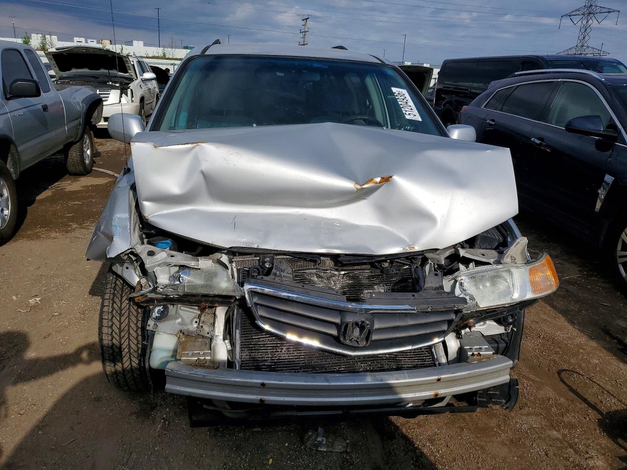 2003 Honda Odyssey Ex Gray vin: 5FNRL18633B069557