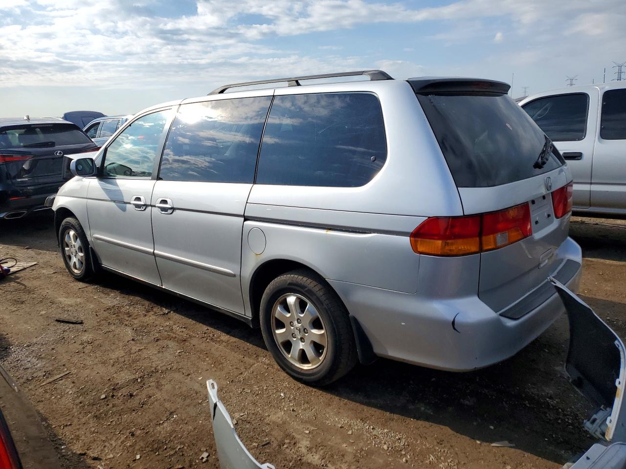2003 Honda Odyssey Ex Gray vin: 5FNRL18633B069557