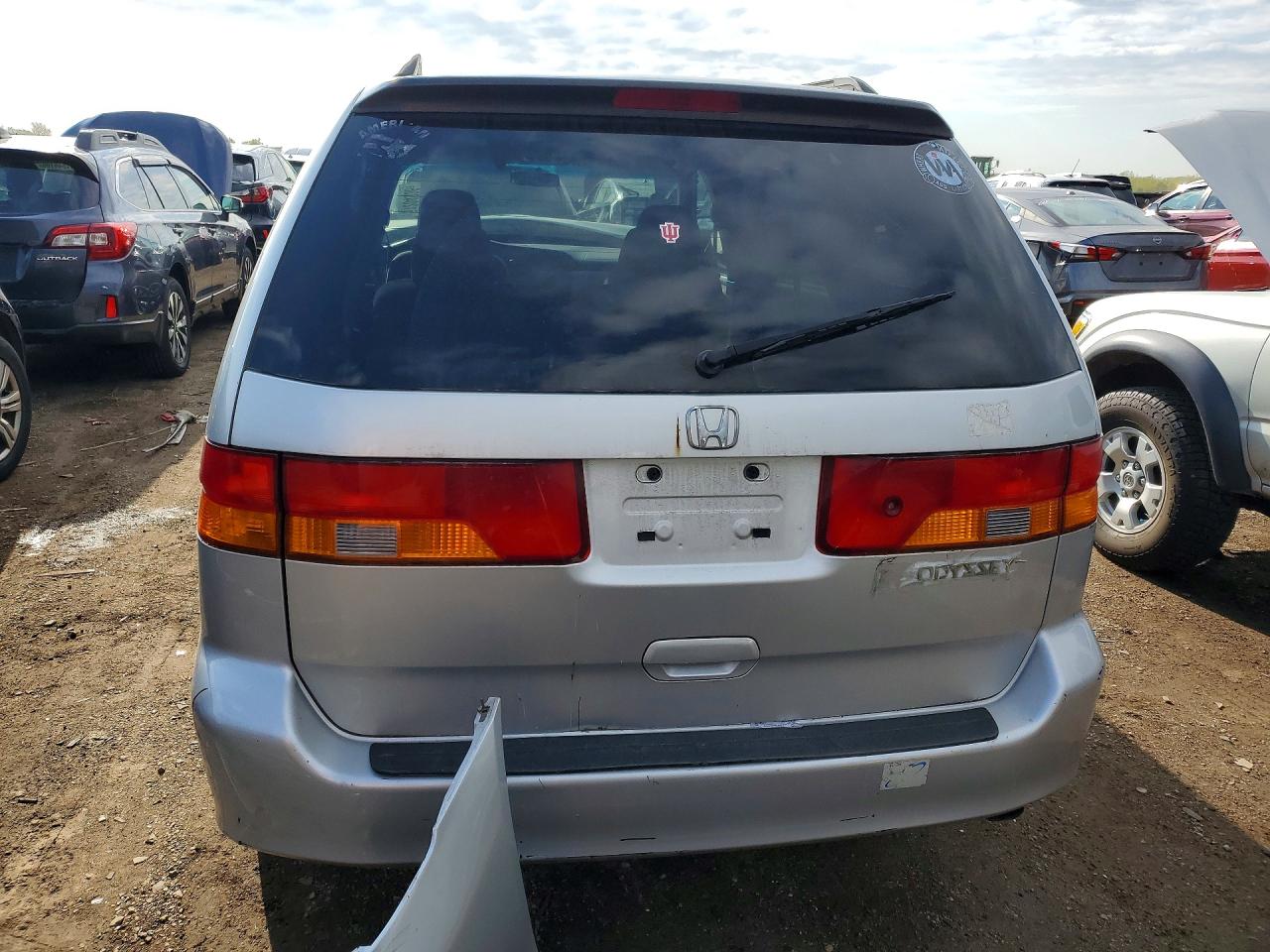2003 Honda Odyssey Ex Gray vin: 5FNRL18633B069557