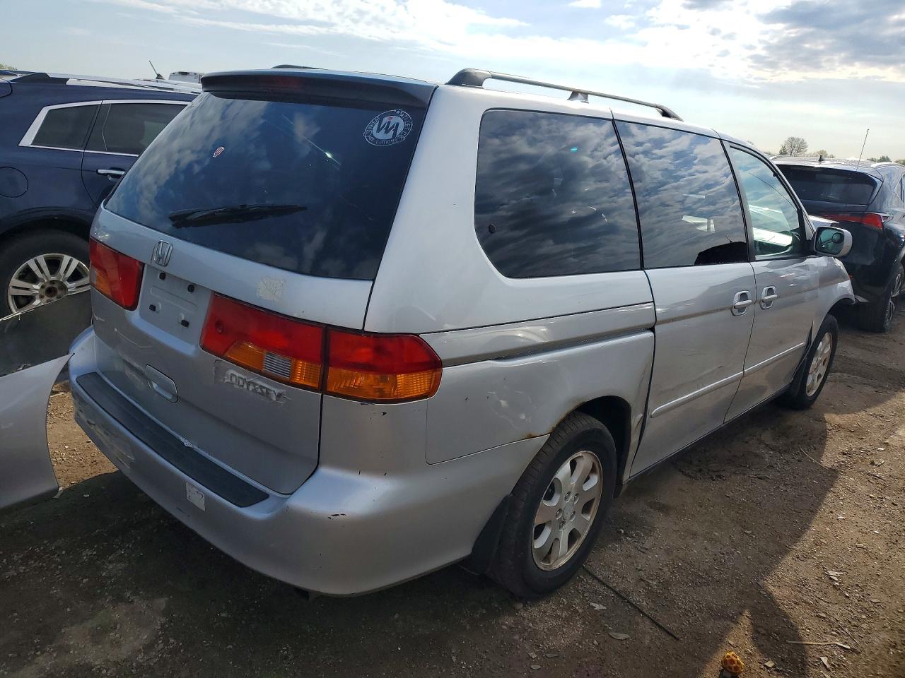 2003 Honda Odyssey Ex Gray vin: 5FNRL18633B069557