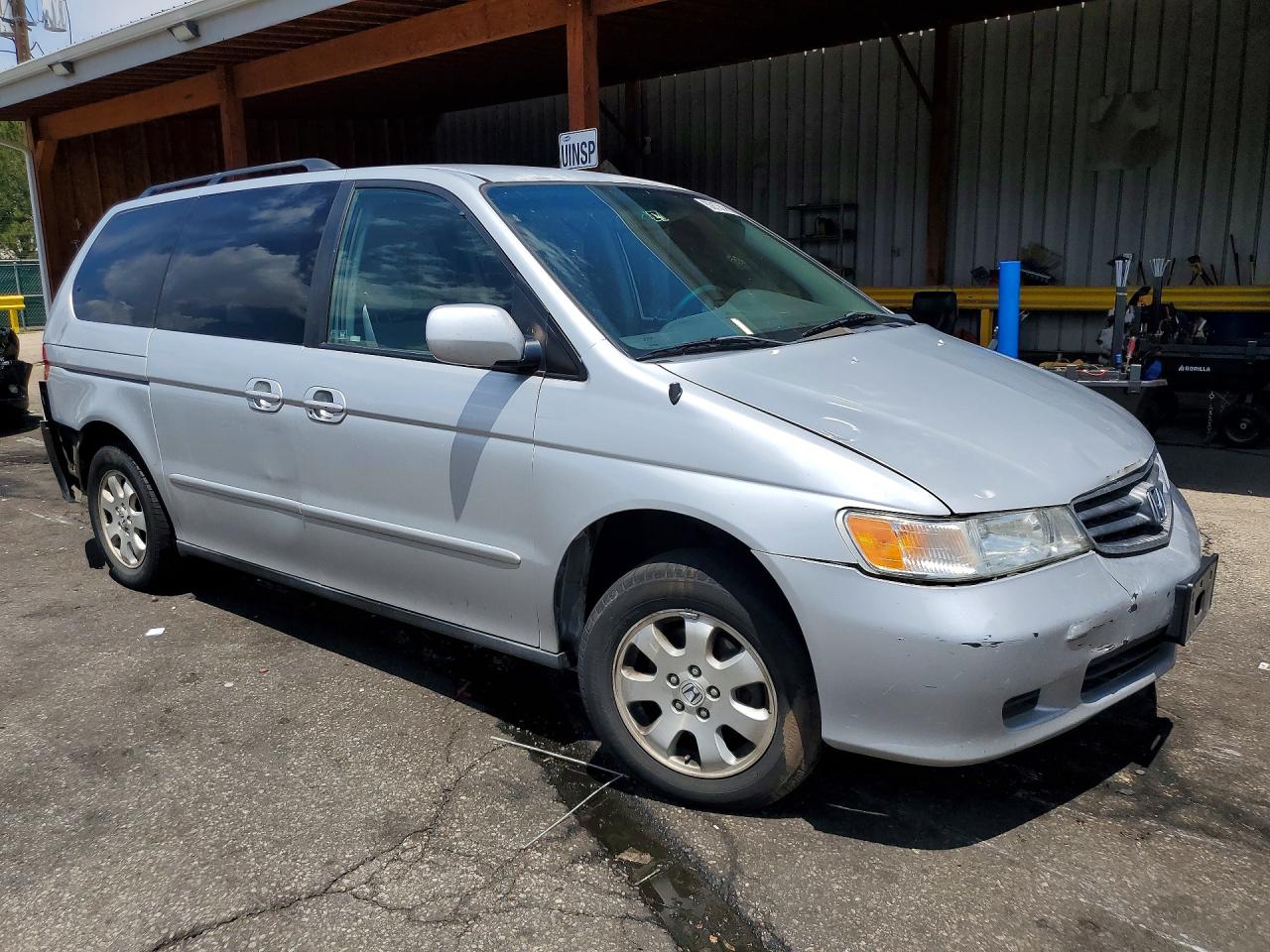 2004 Honda Odyssey Ex Silver vin: 5FNRL18634B074033