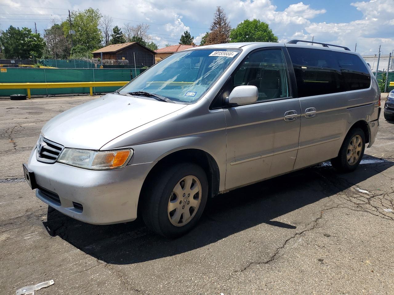 2004 Honda Odyssey Ex Silver vin: 5FNRL18634B074033