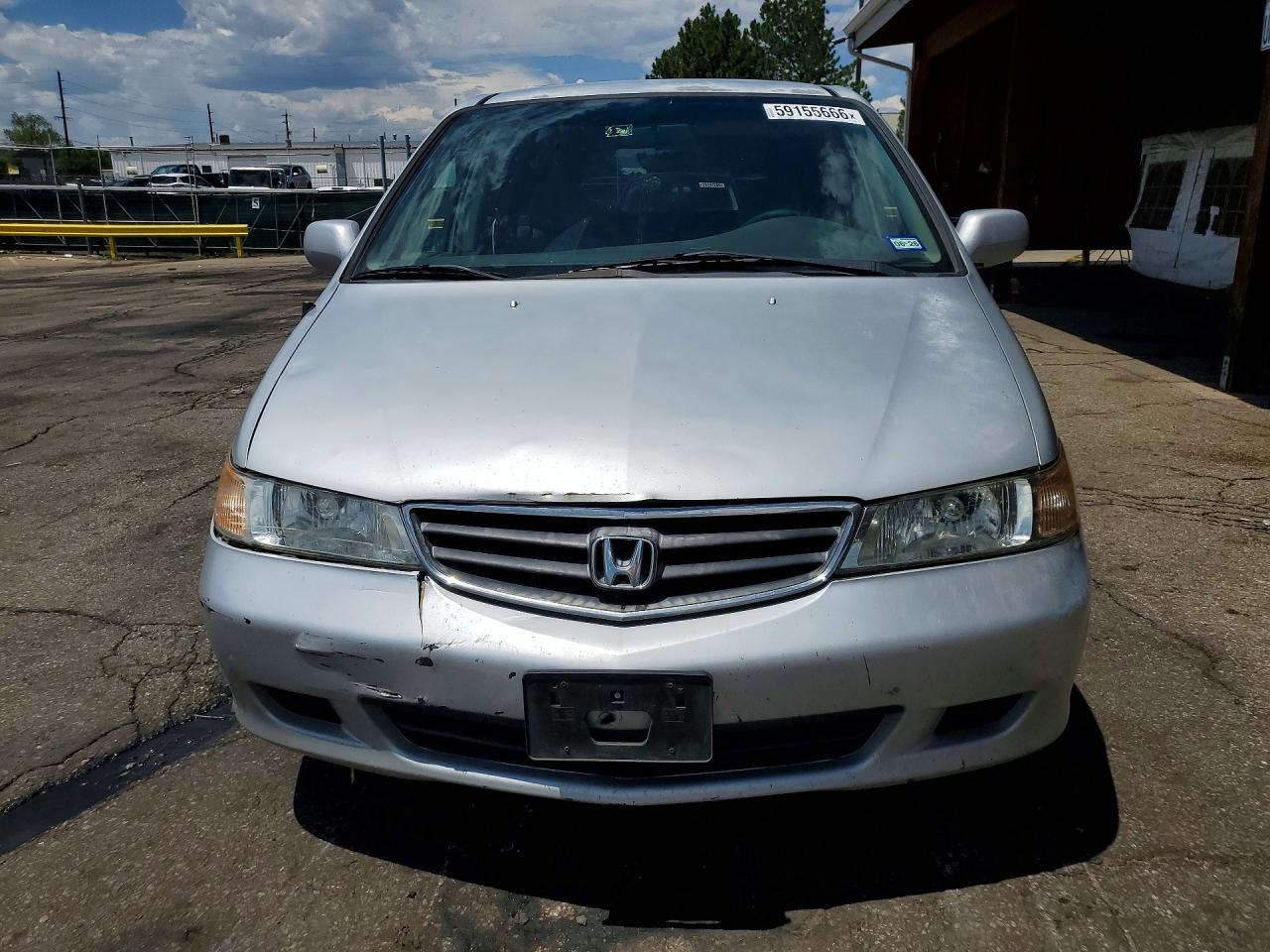 2004 Honda Odyssey Ex Silver vin: 5FNRL18634B074033