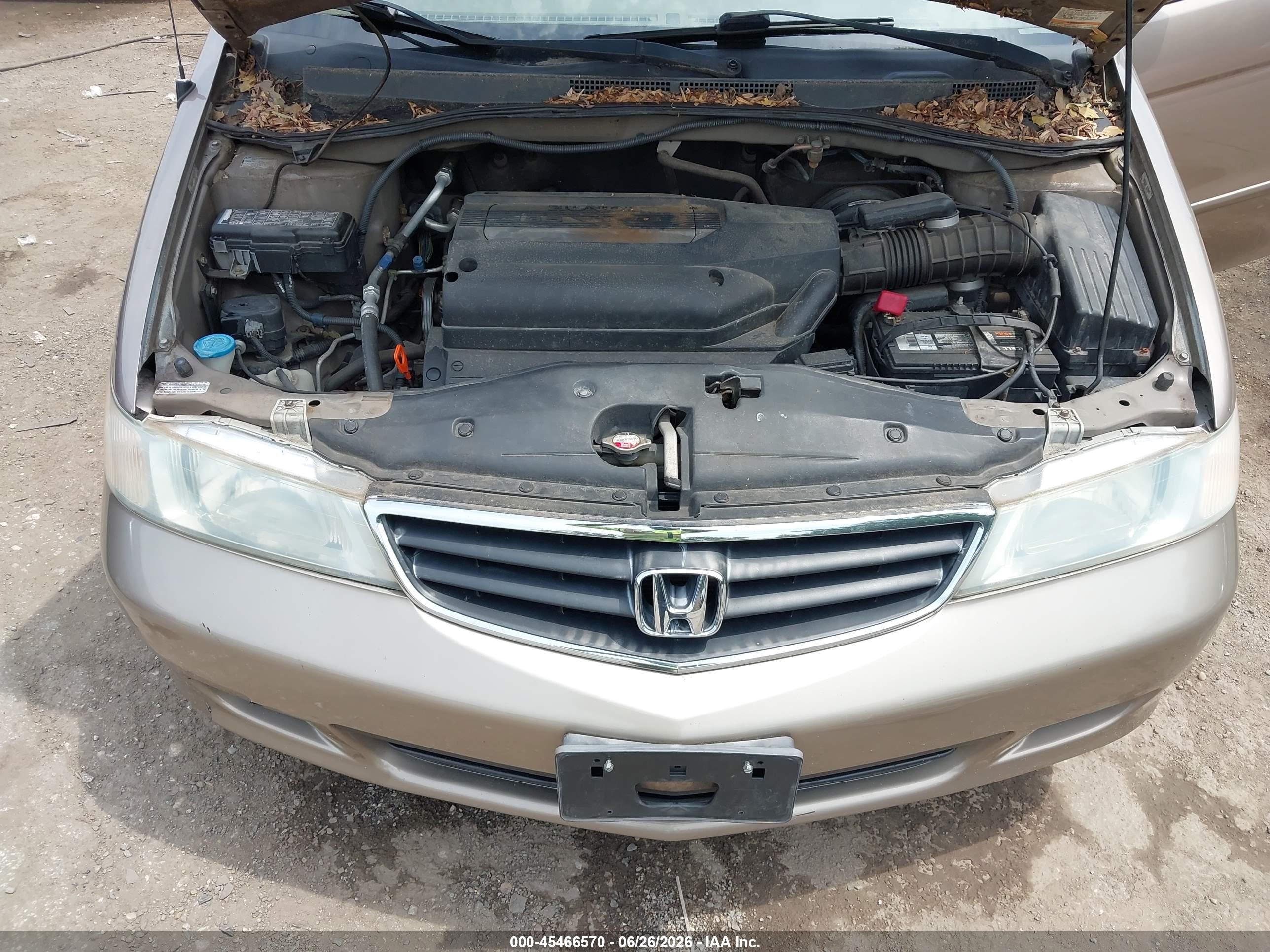 2004 Honda Odyssey Ex Gold vin: 5FNRL18634B079099