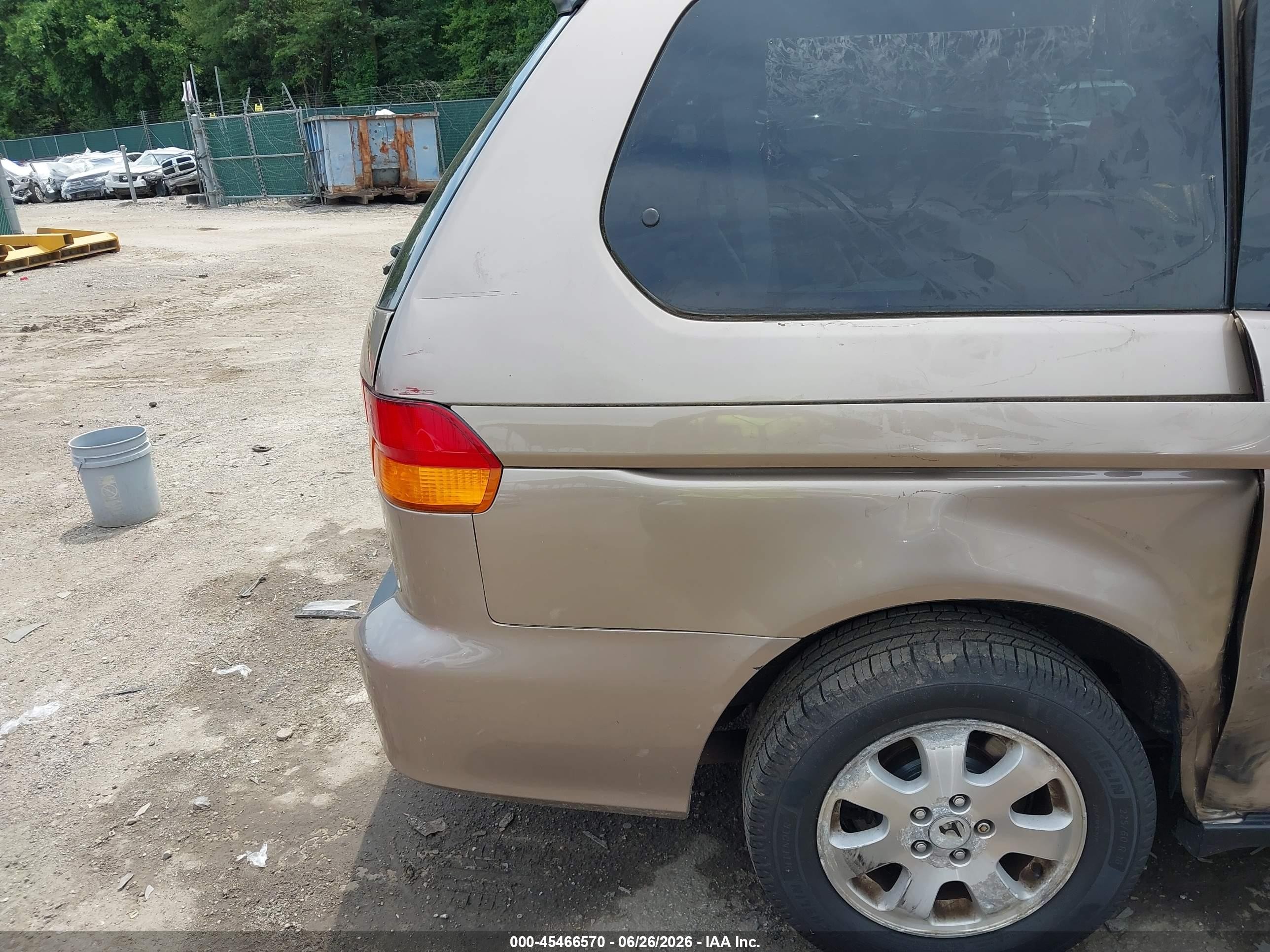 2004 Honda Odyssey Ex Gold vin: 5FNRL18634B079099