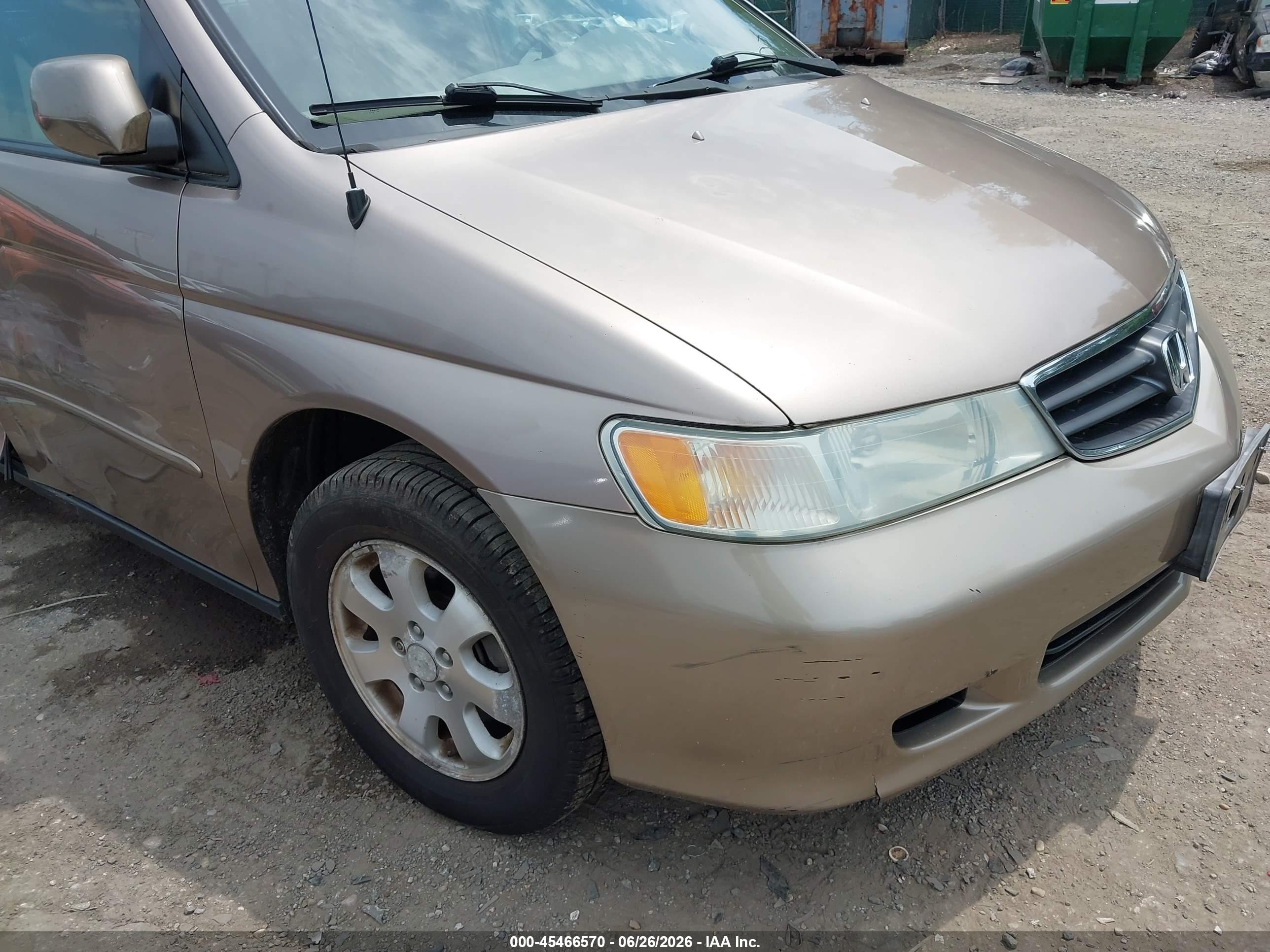 2004 Honda Odyssey Ex Gold vin: 5FNRL18634B079099