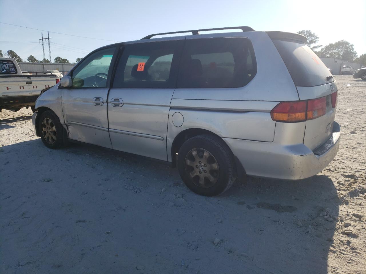 2004 Honda Odyssey Ex Silver vin: 5FNRL18634B114885