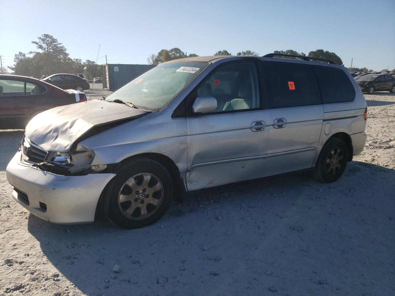 2004 Honda Odyssey Ex Серебряный vin: 5FNRL18634B114885