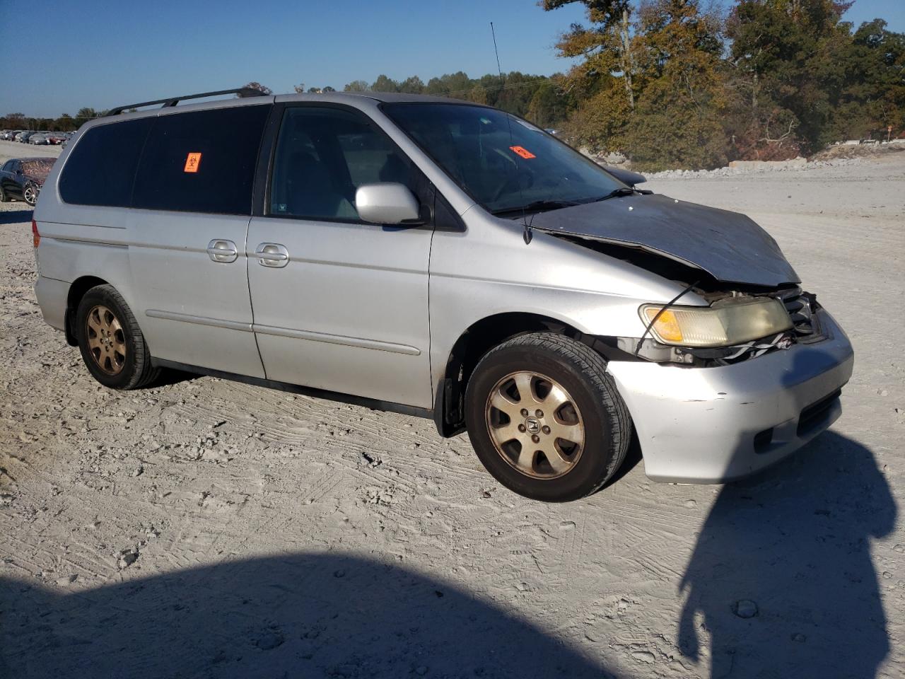2004 Honda Odyssey Ex Silver vin: 5FNRL18634B114885