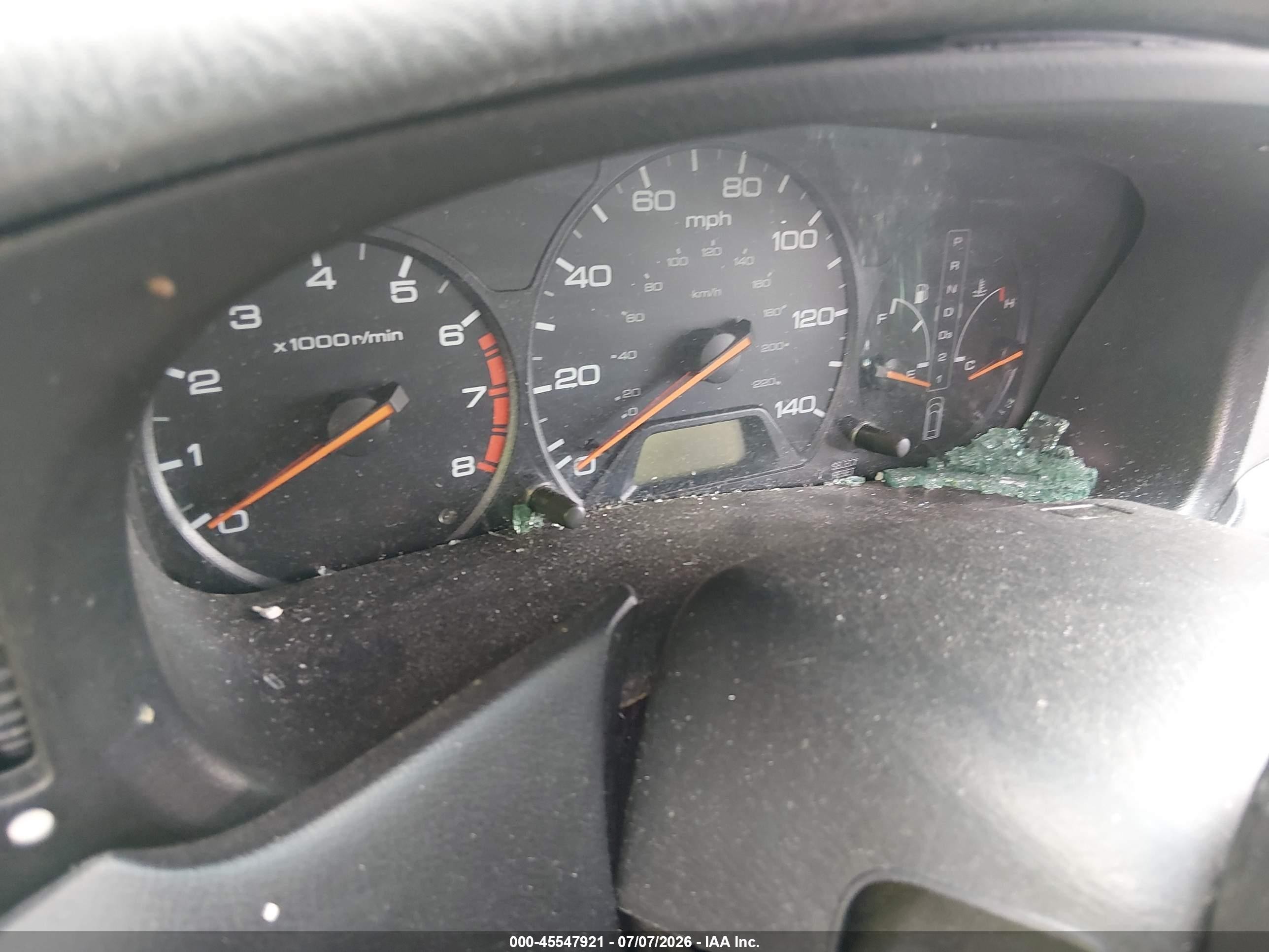 2002 Honda Odyssey Ex Blue vin: 5FNRL18642B038090