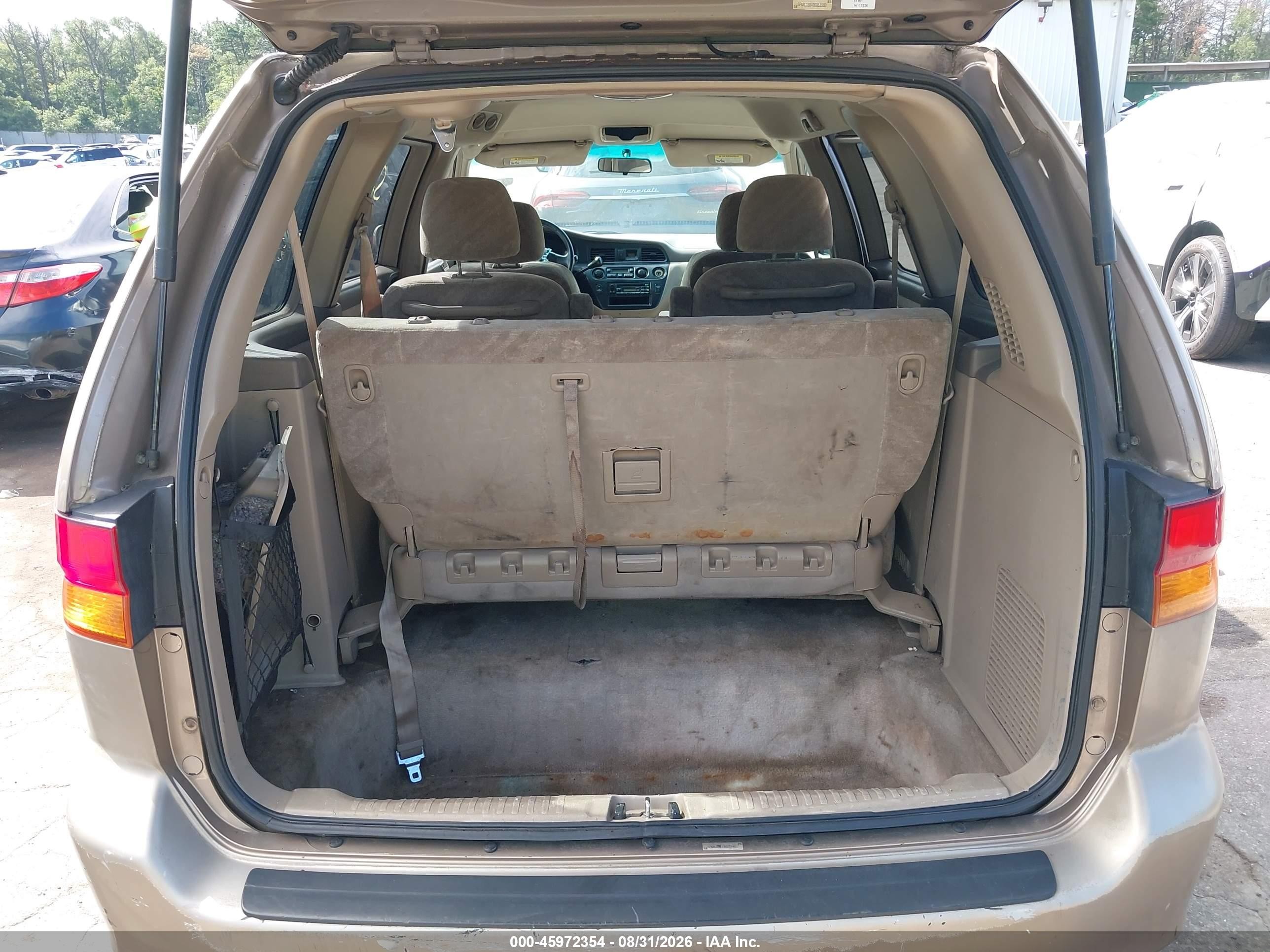 2003 Honda Odyssey Ex Beige vin: 5FNRL18643B018990