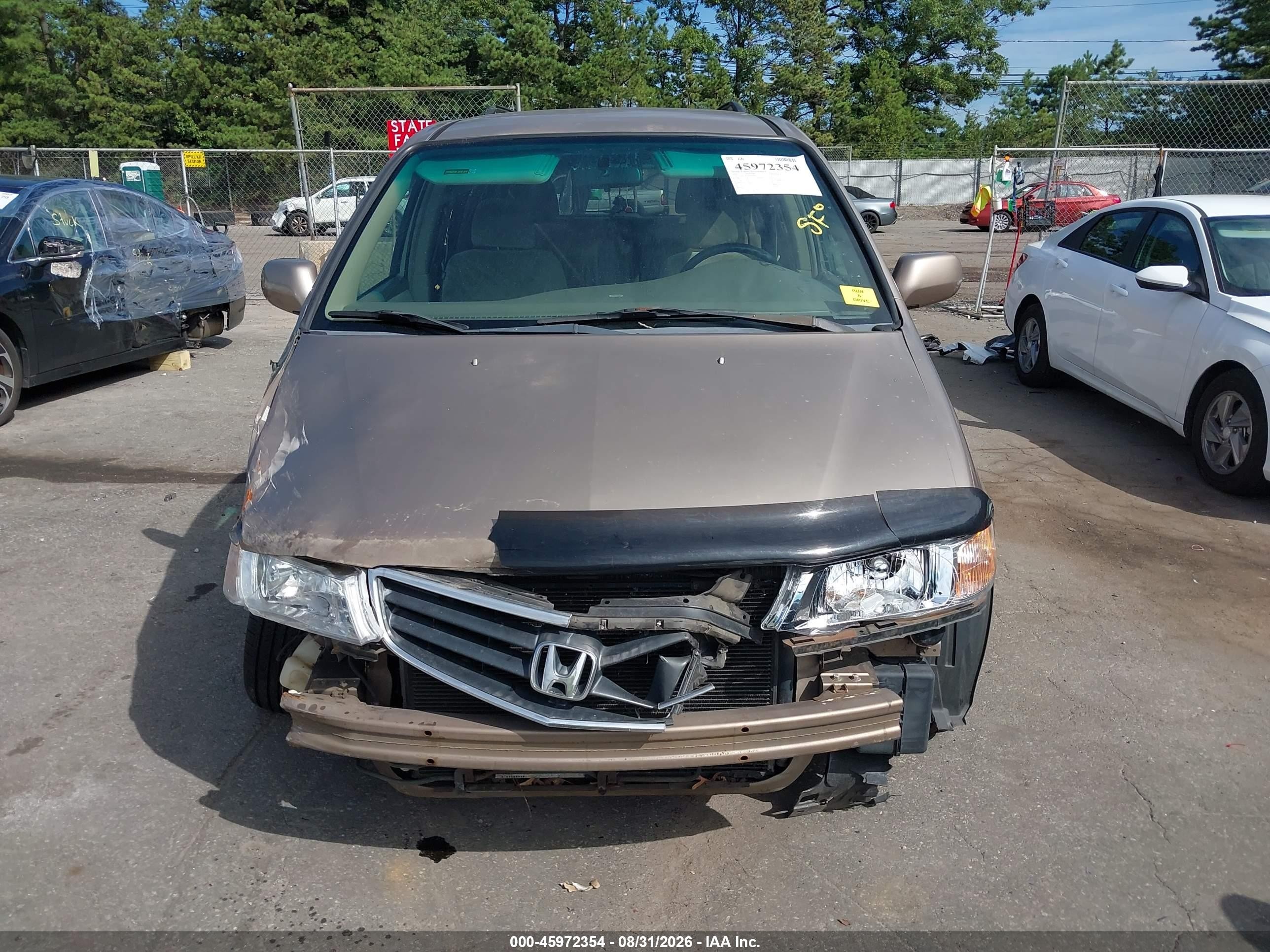 2003 Honda Odyssey Ex Beige vin: 5FNRL18643B018990