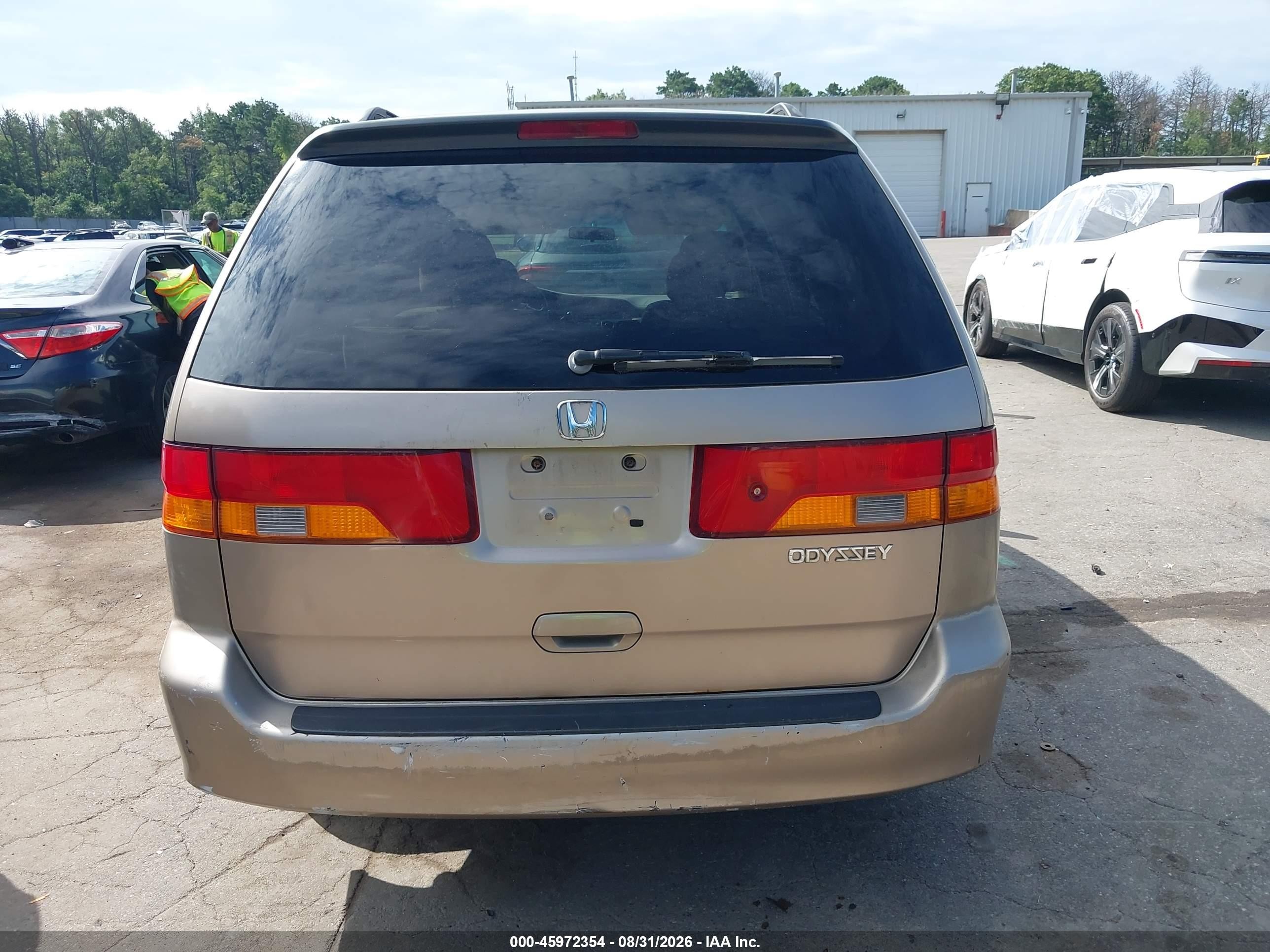 2003 Honda Odyssey Ex Beige vin: 5FNRL18643B018990