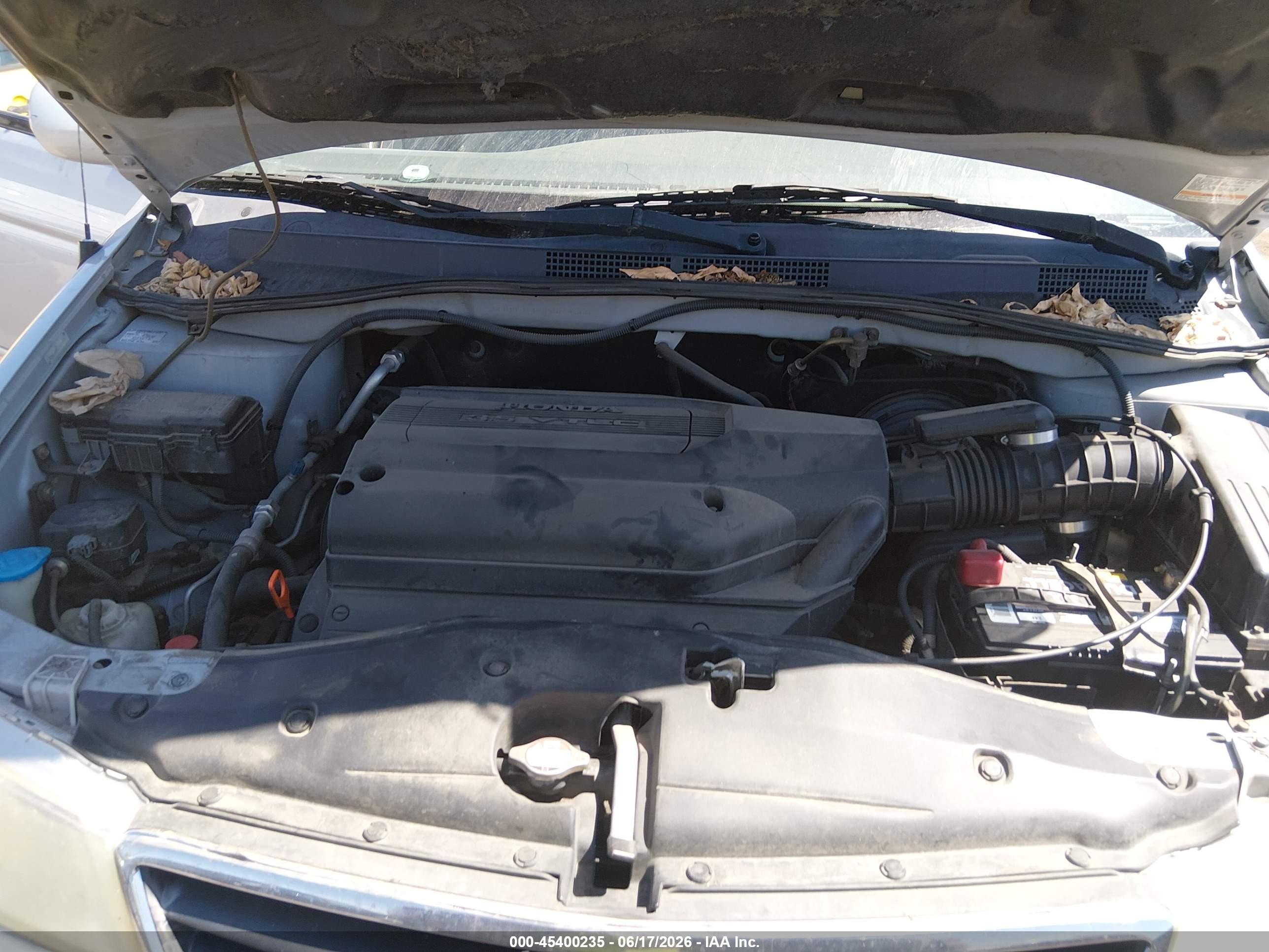 2002 Honda Odyssey Ex Silver vin: 5FNRL18652B014560