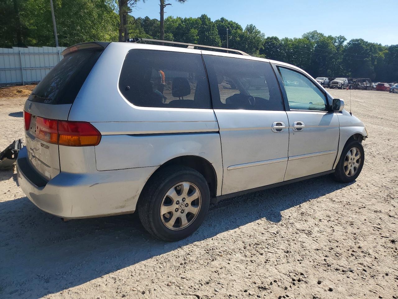 2002 Honda Odyssey Ex Silver vin: 5FNRL18652B022836