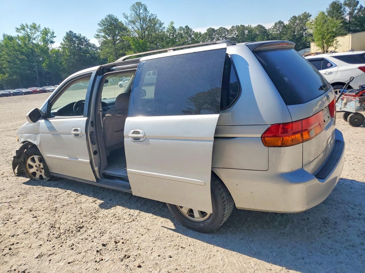 2002 Honda Odyssey Ex Silver vin: 5FNRL18652B022836