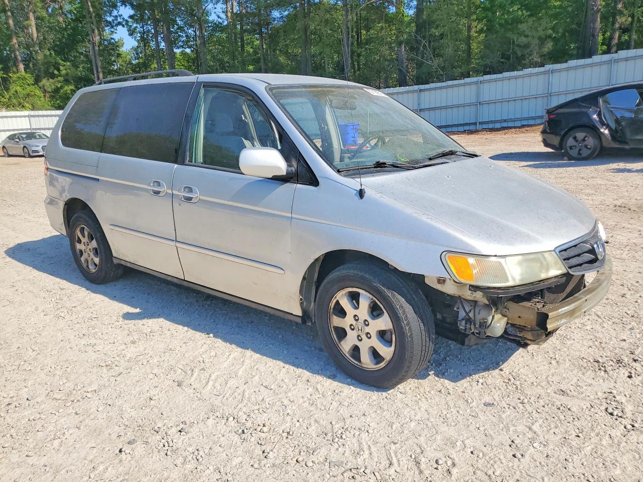 2002 Honda Odyssey Ex Silver vin: 5FNRL18652B022836