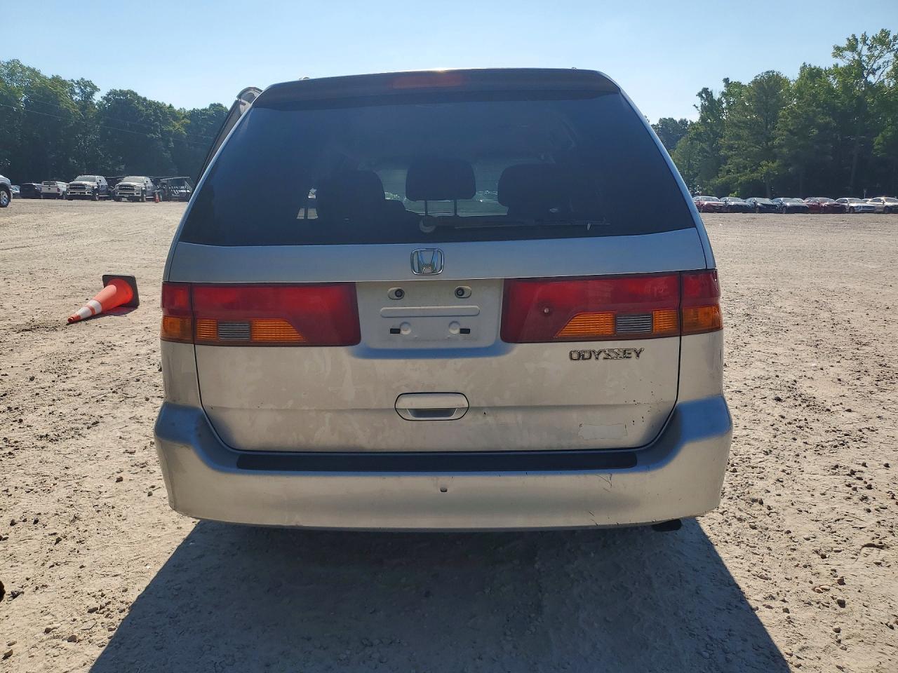 2002 Honda Odyssey Ex Silver vin: 5FNRL18652B022836
