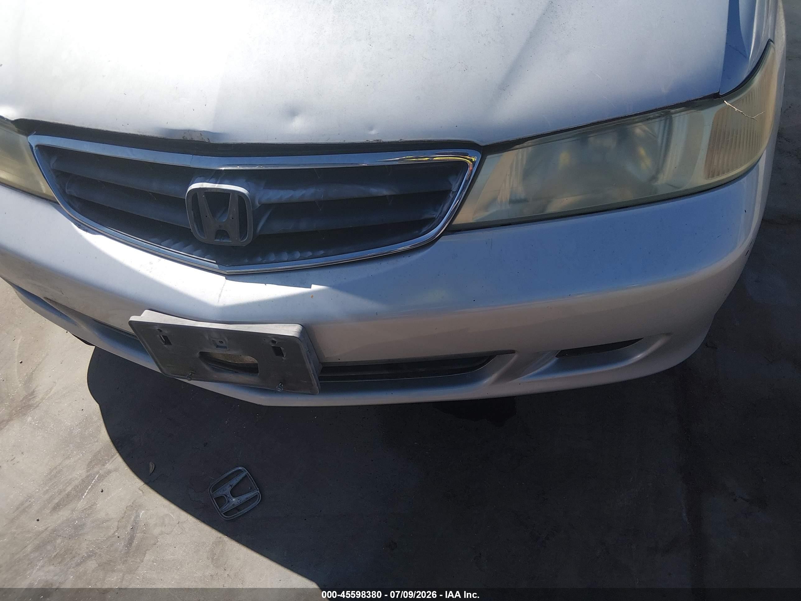 2002 Honda Odyssey Ex Silver vin: 5FNRL18652B031293