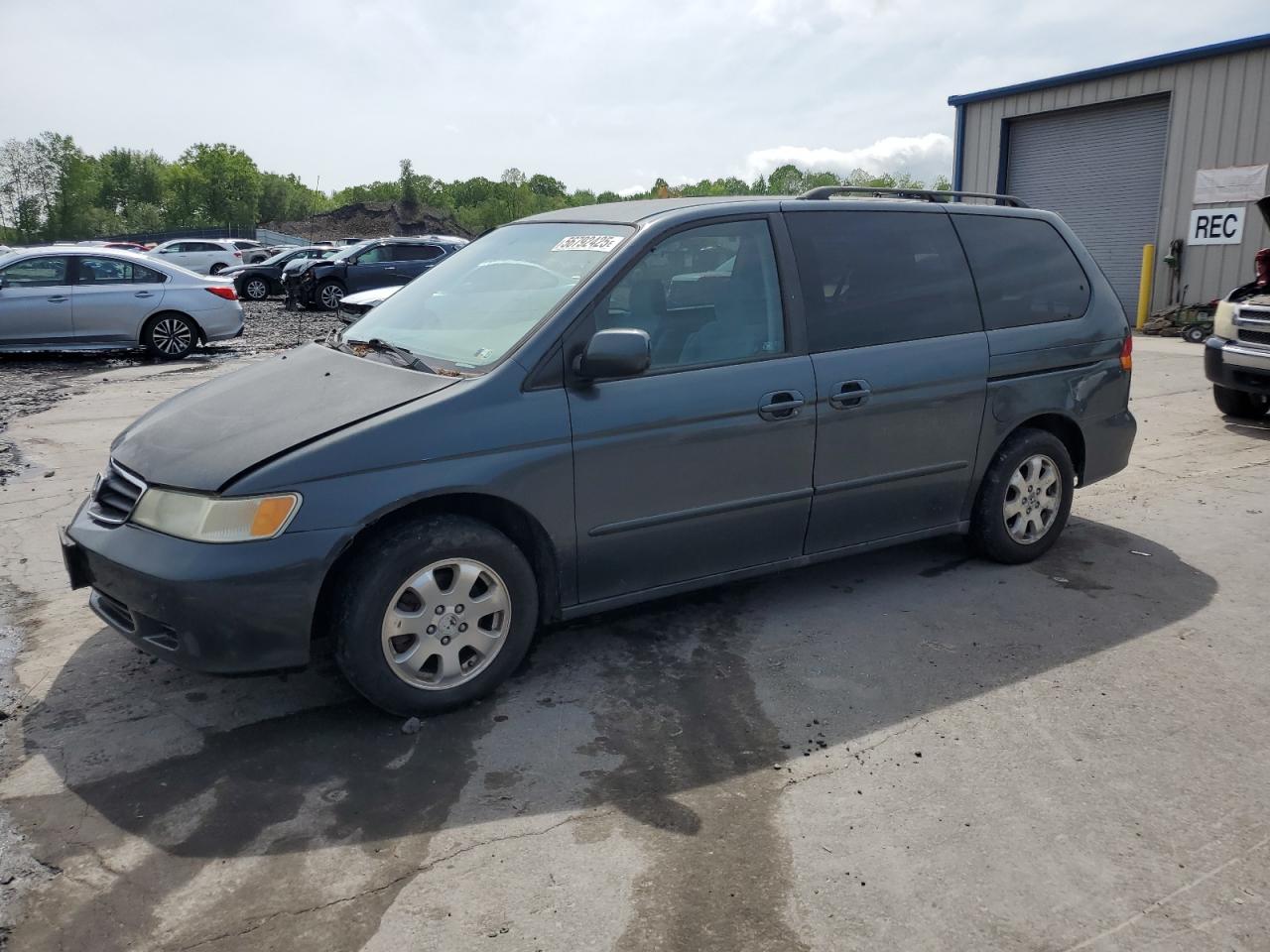 2003 Honda Odyssey Ex Charcoal vin: 5FNRL18653B087476