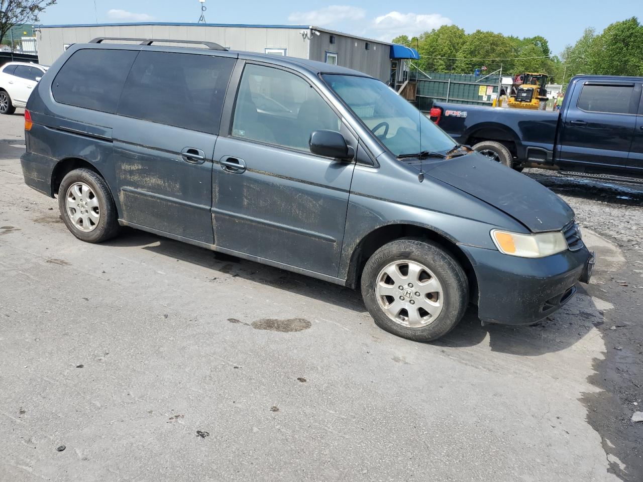 2003 Honda Odyssey Ex Charcoal vin: 5FNRL18653B087476