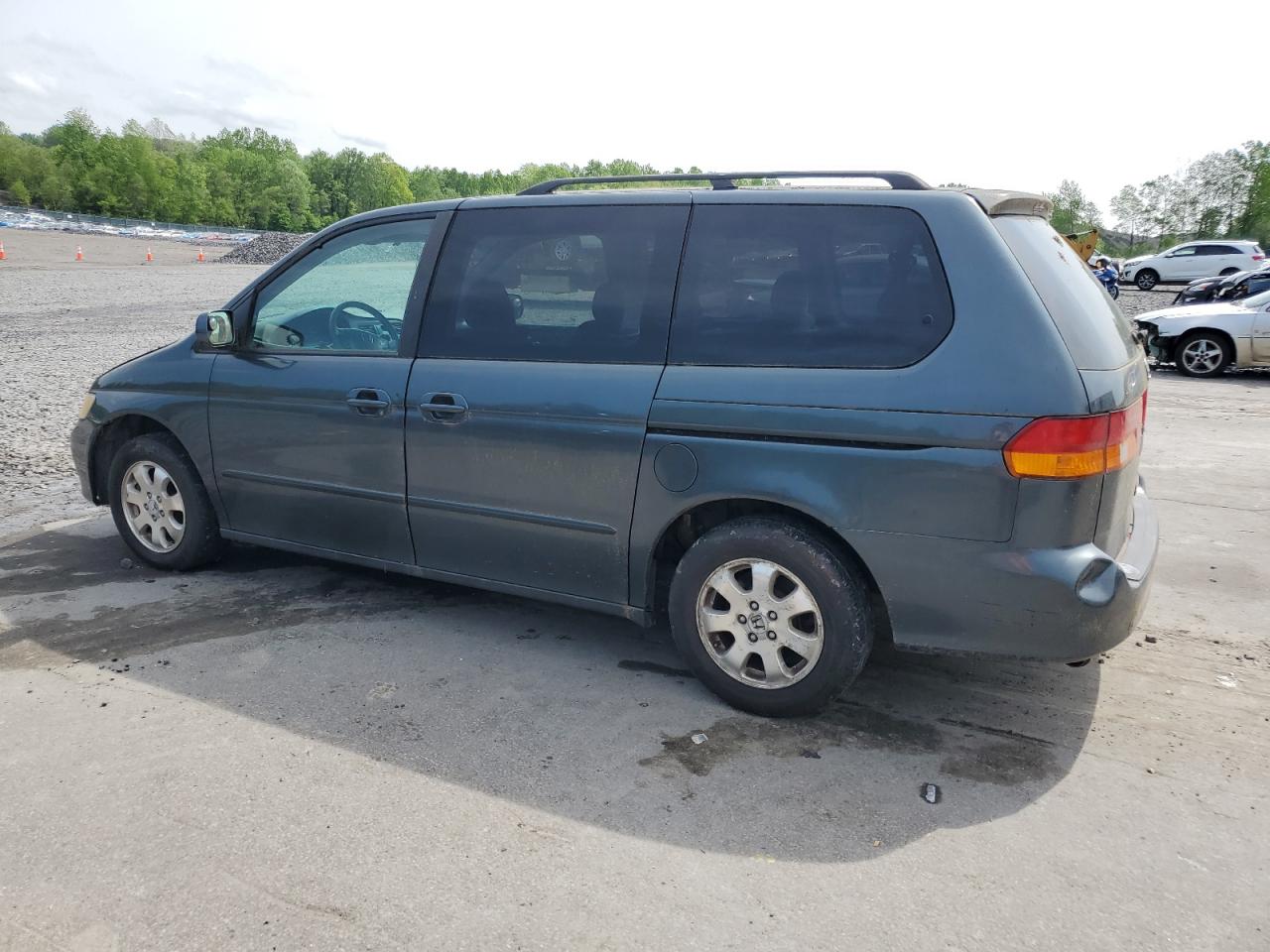 2003 Honda Odyssey Ex Charcoal vin: 5FNRL18653B087476