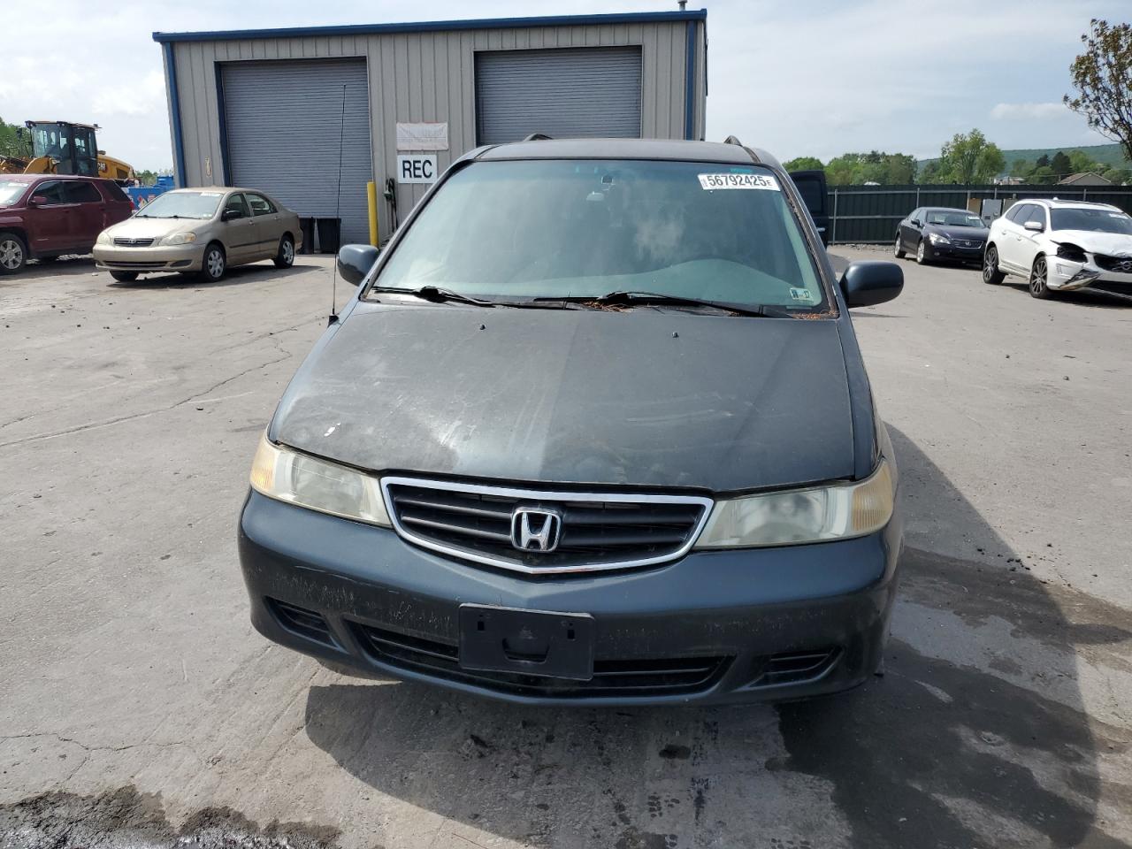 2003 Honda Odyssey Ex Charcoal vin: 5FNRL18653B087476