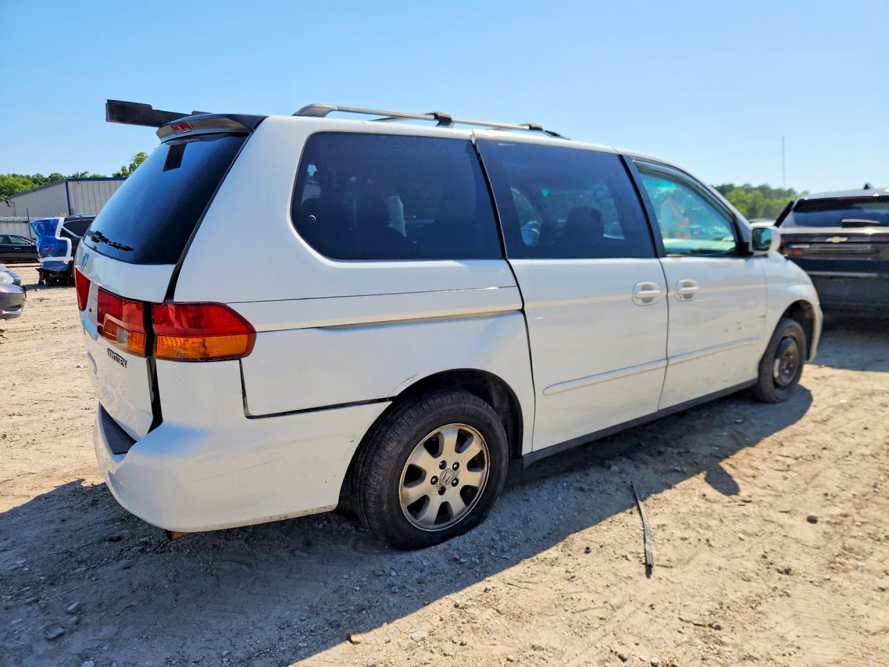2003 Honda Odyssey Ex White vin: 5FNRL18653B097005