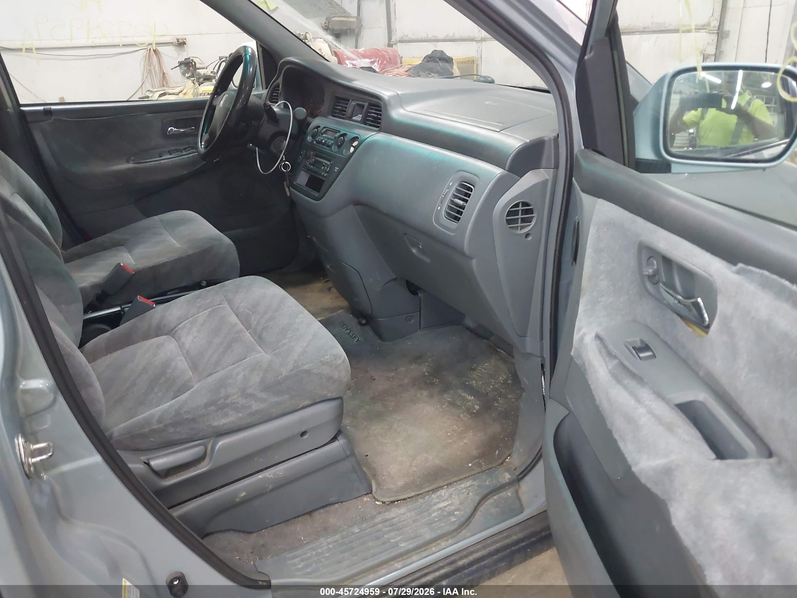 2003 Honda Odyssey Ex Silver vin: 5FNRL18653B112294