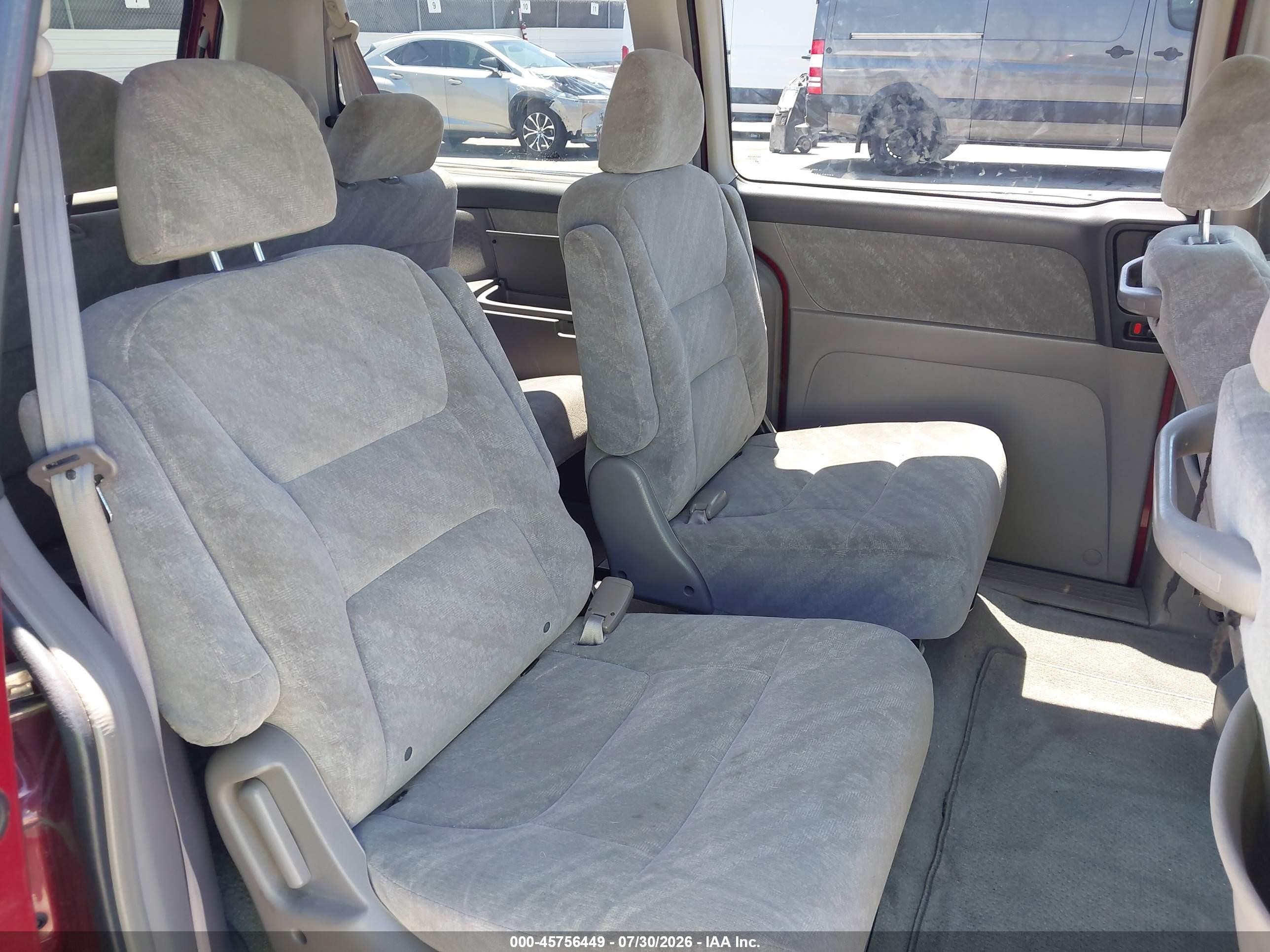 2003 Honda Odyssey Ex Red vin: 5FNRL18653B132481