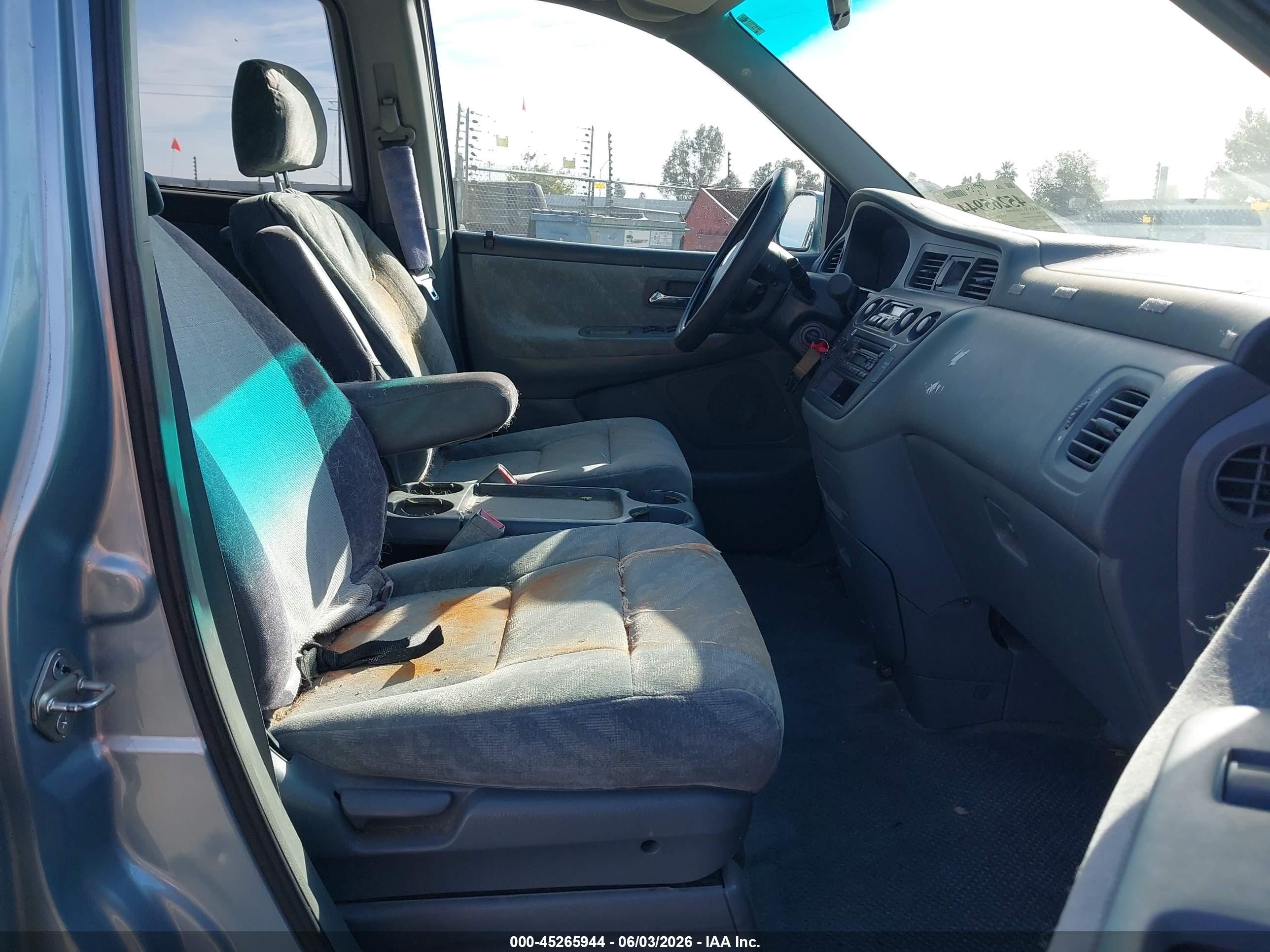2003 Honda Odyssey Ex Light Blue vin: 5FNRL18653B144162