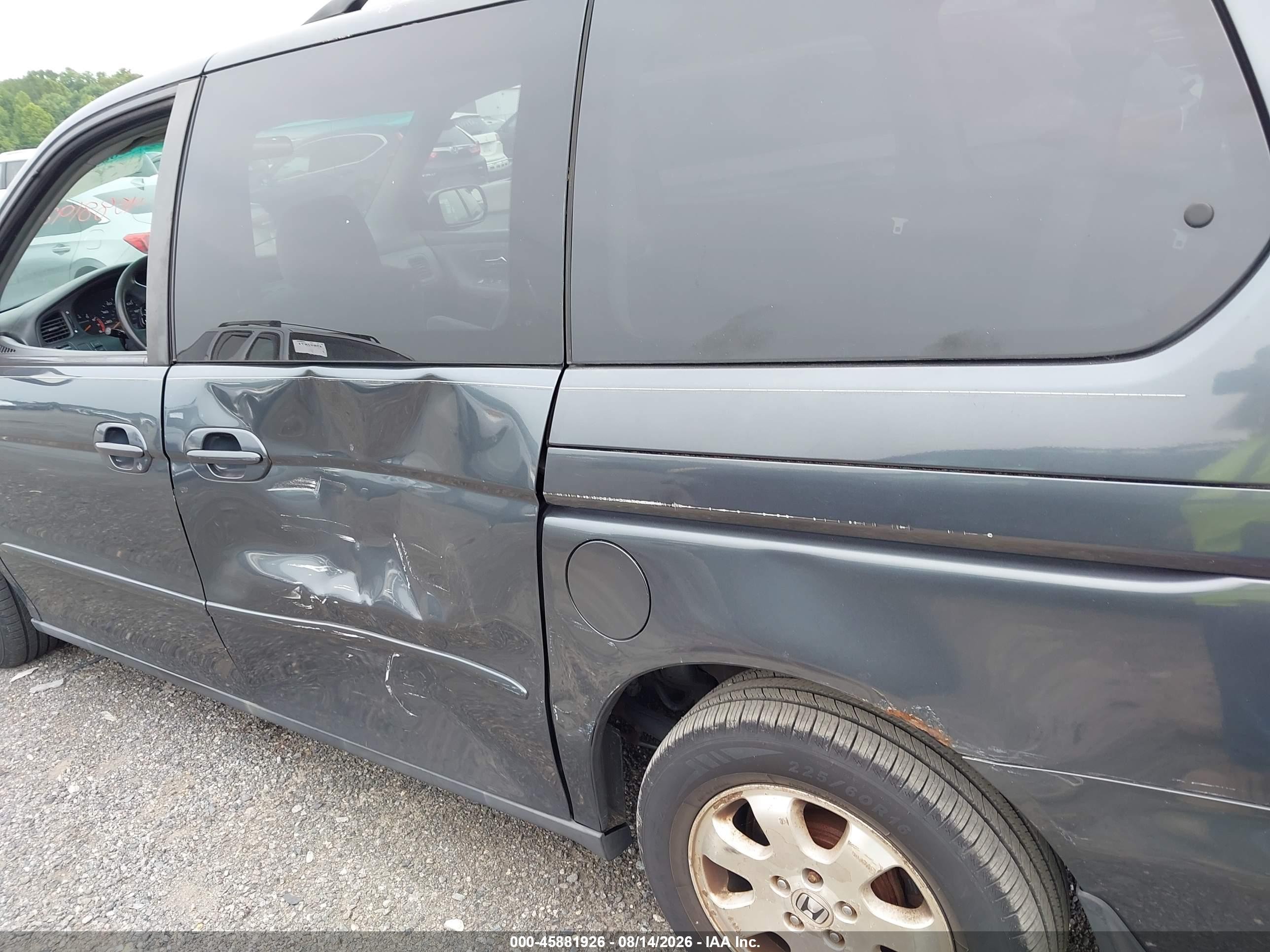 2004 Honda Odyssey Ex Gray vin: 5FNRL18654B022175