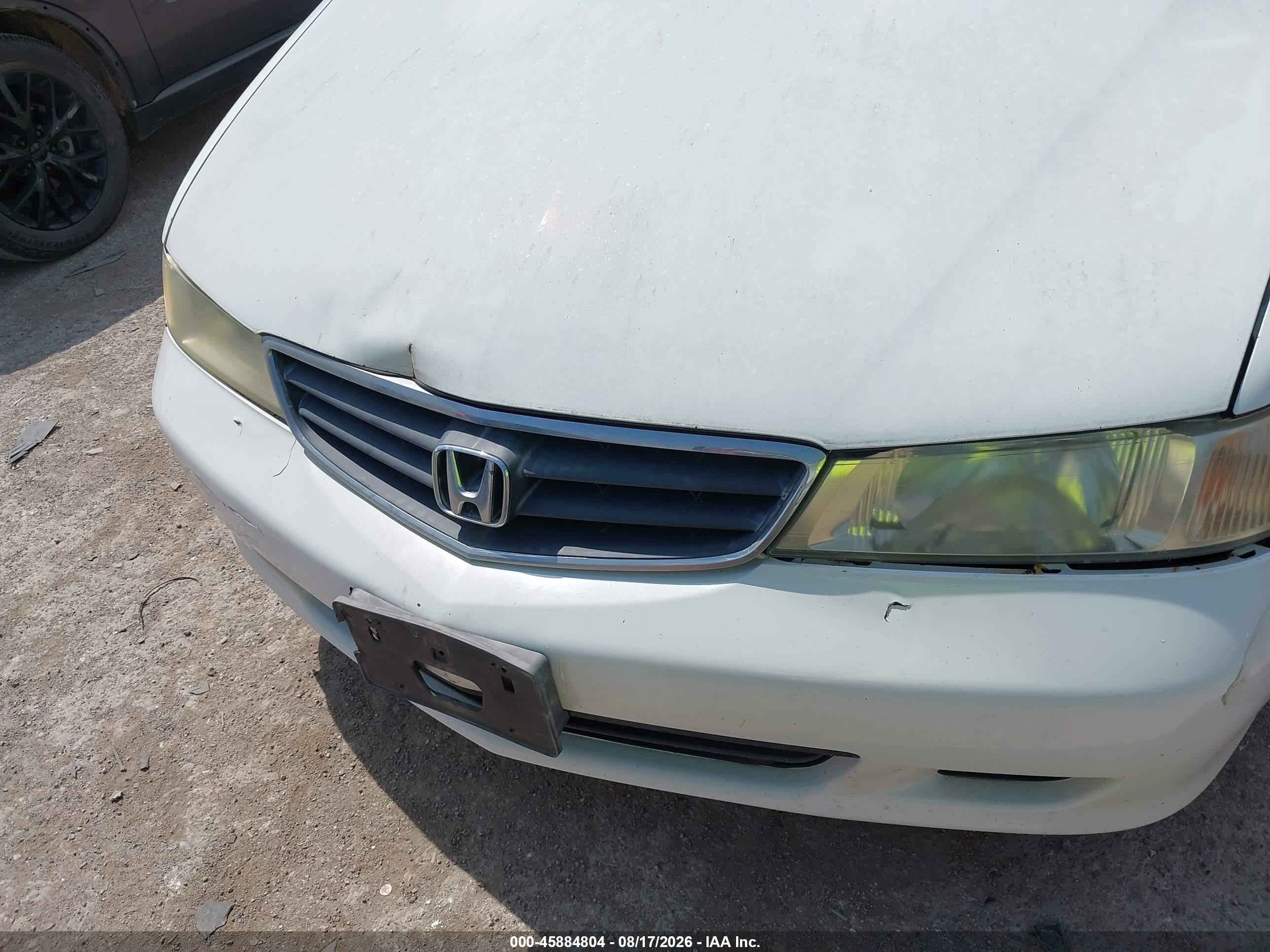 2004 Honda Odyssey Ex White vin: 5FNRL18664B010827