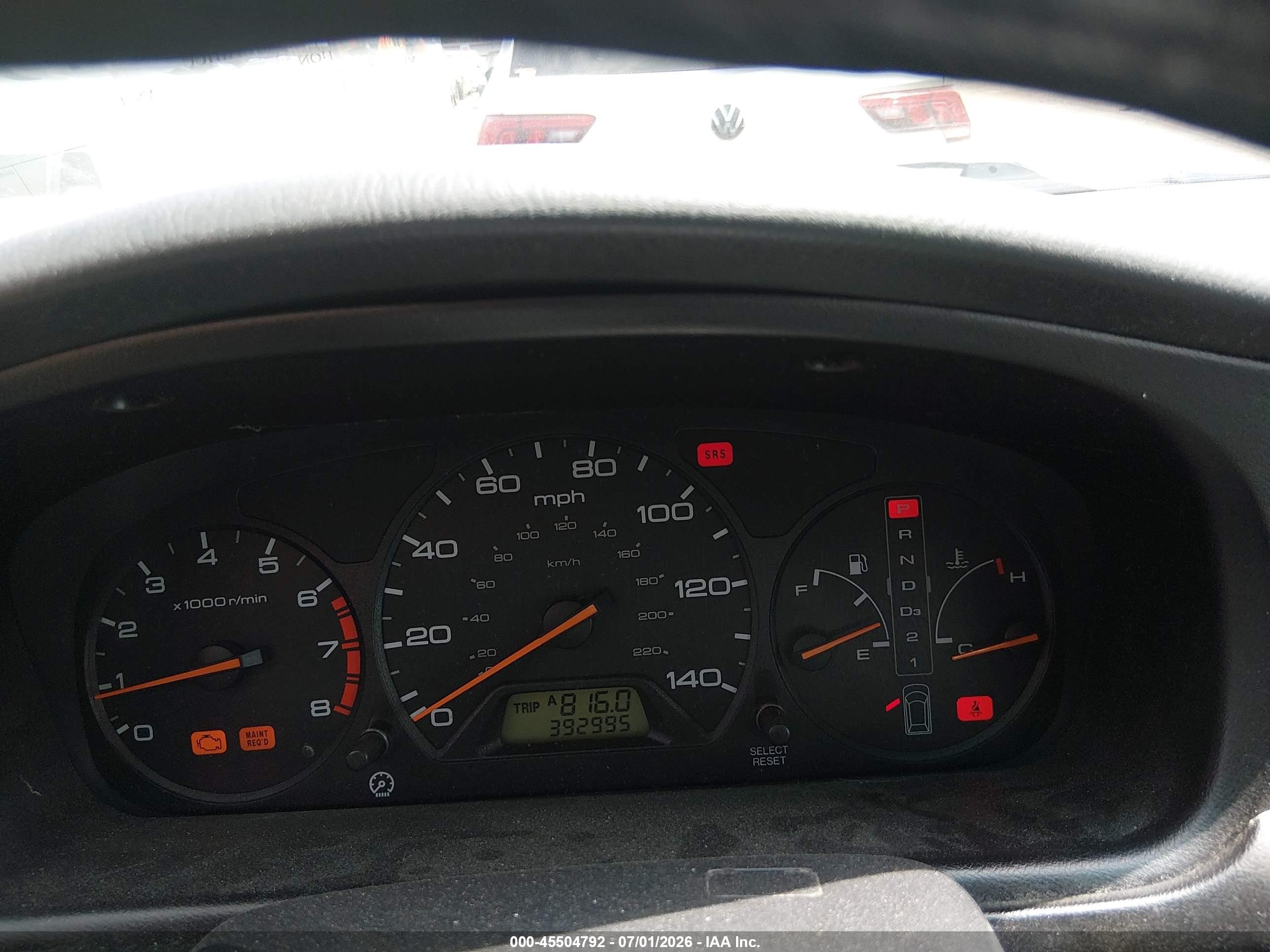 2004 Honda Odyssey Ex Blue vin: 5FNRL18664B017292