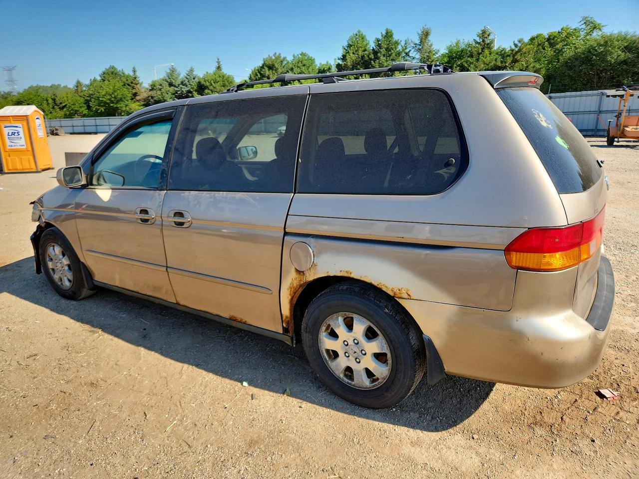 2004 Honda Odyssey Ex Gold vin: 5FNRL18664B049479