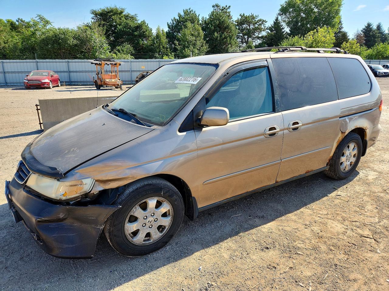 2004 Honda Odyssey Ex Gold vin: 5FNRL18664B049479