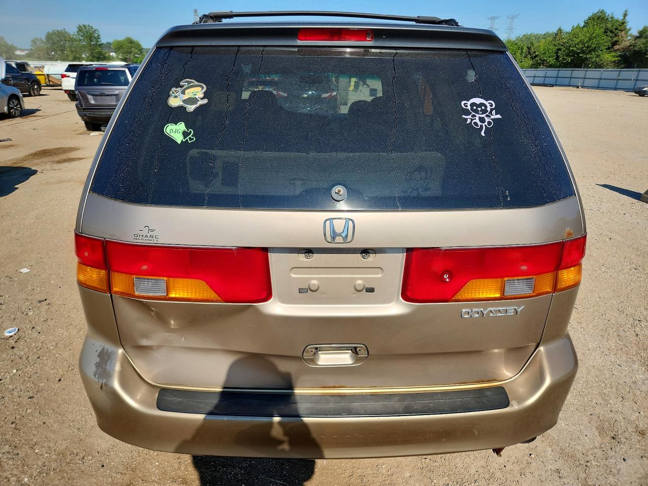 2004 Honda Odyssey Ex Gold vin: 5FNRL18664B049479