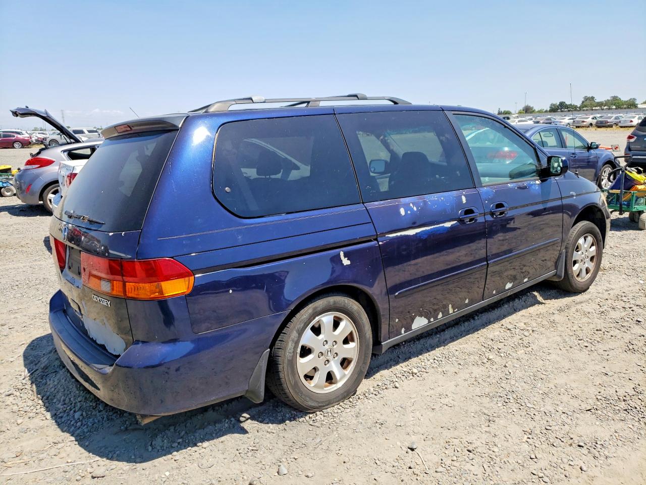 2004 Honda Odyssey Ex Синий vin: 5FNRL18664B055511