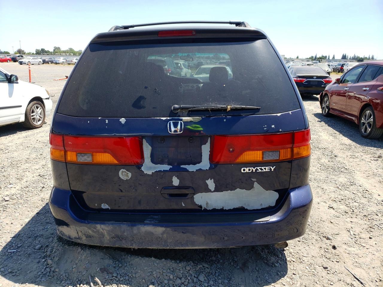 2004 Honda Odyssey Ex Синий vin: 5FNRL18664B055511