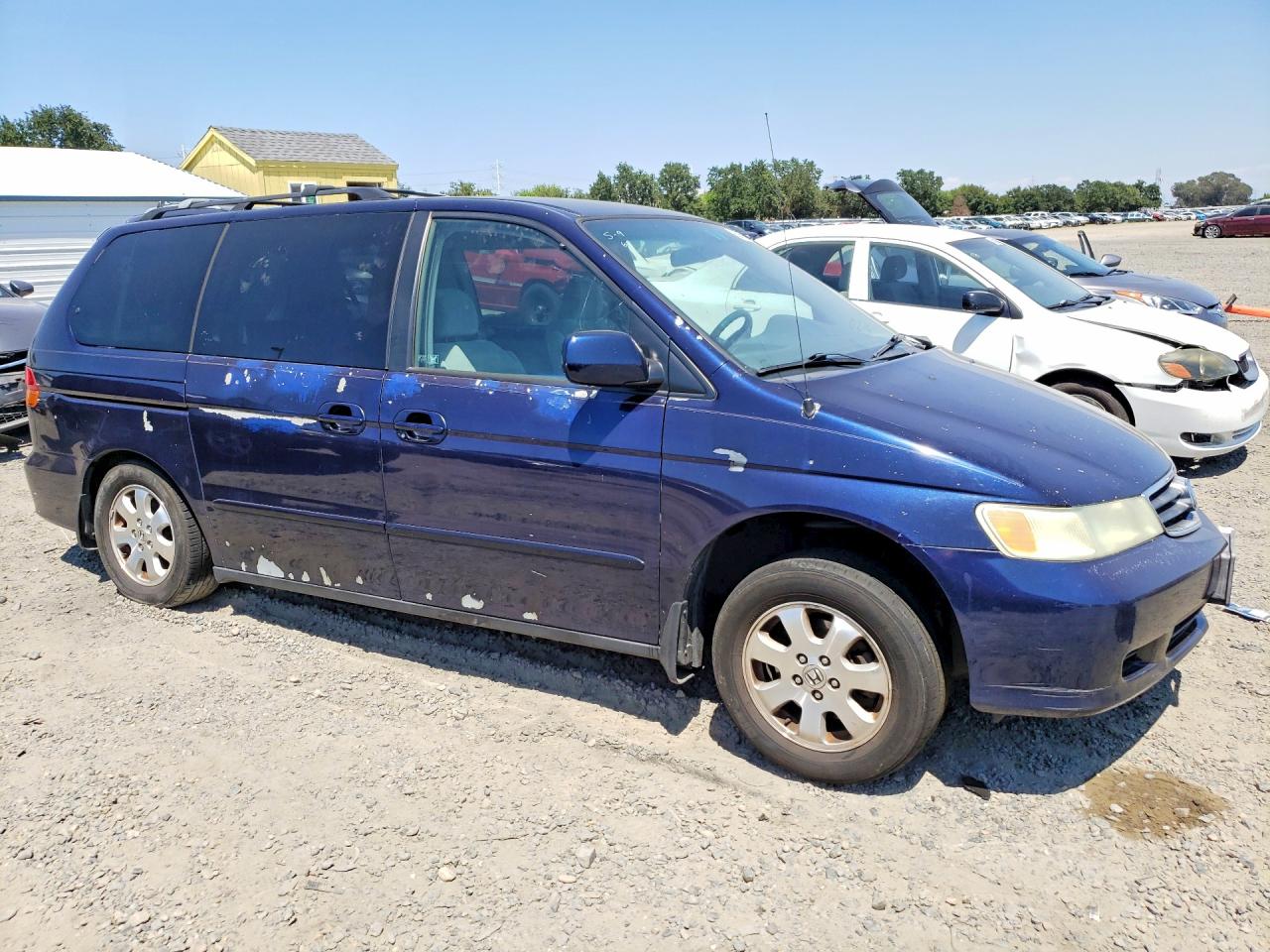 2004 Honda Odyssey Ex Синий vin: 5FNRL18664B055511