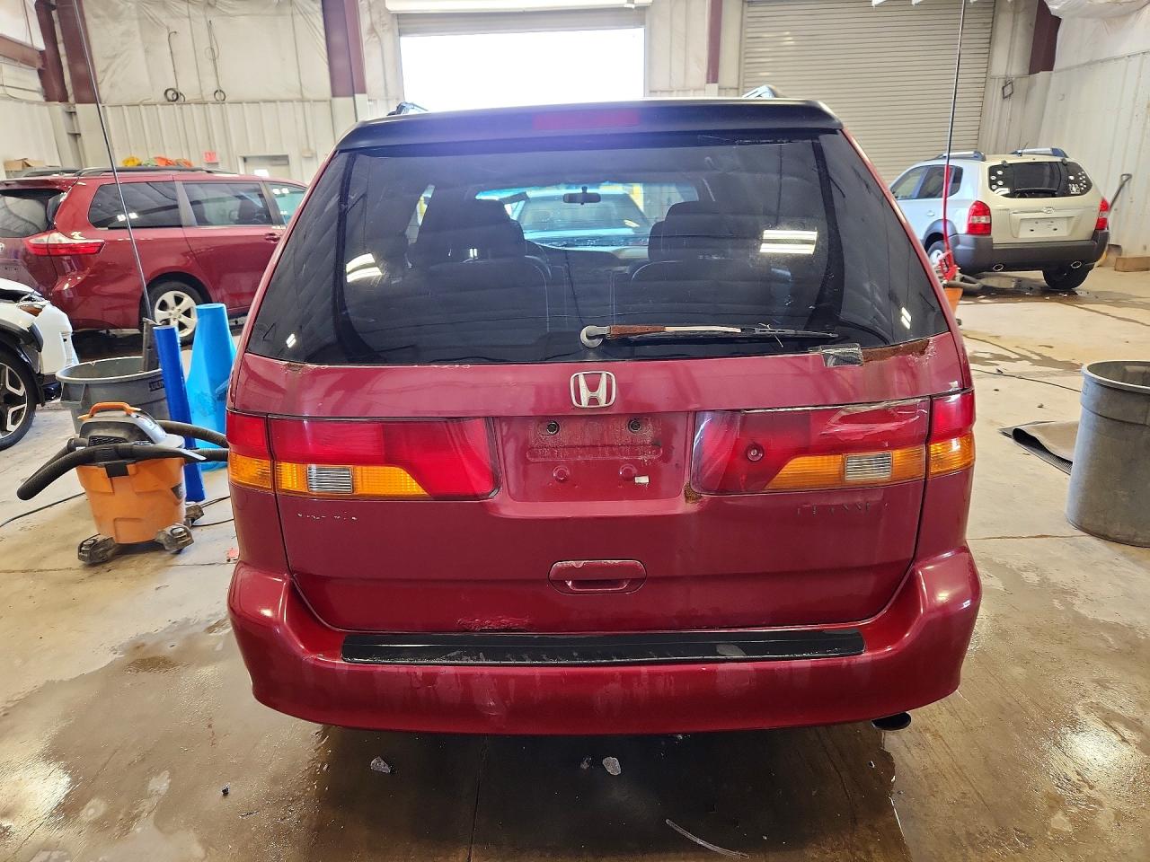 2002 Honda Odyssey Ex Burgundy vin: 5FNRL18672B044692