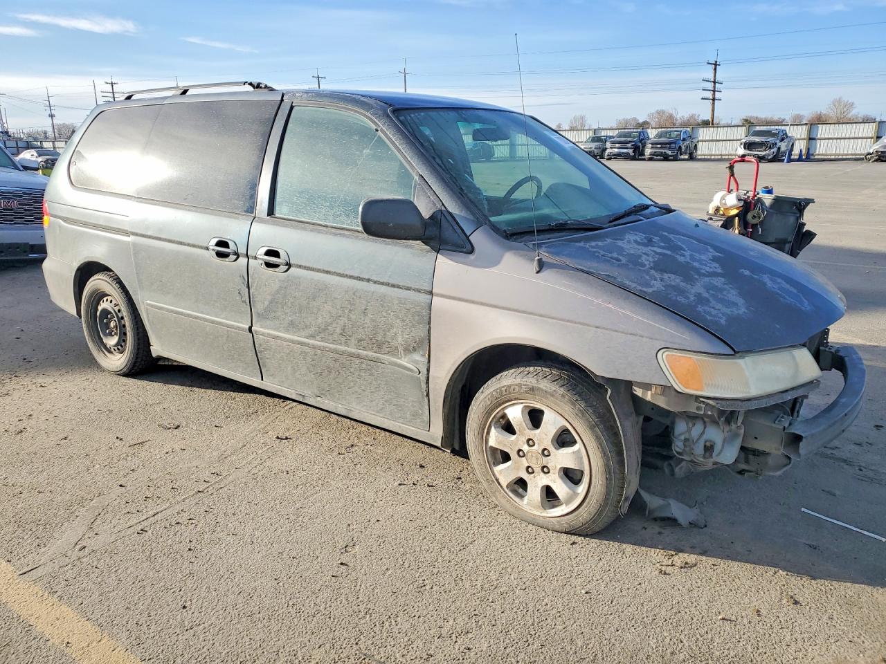 2003 Honda Odyssey Ex Blue vin: 5FNRL18673B045973