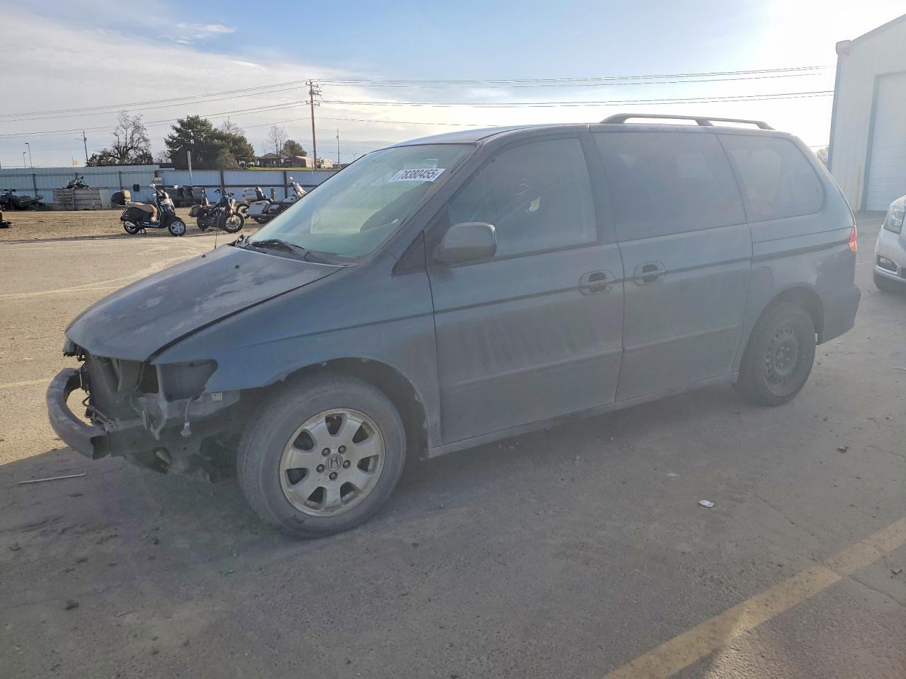 2003 Honda Odyssey Ex Blue vin: 5FNRL18673B045973