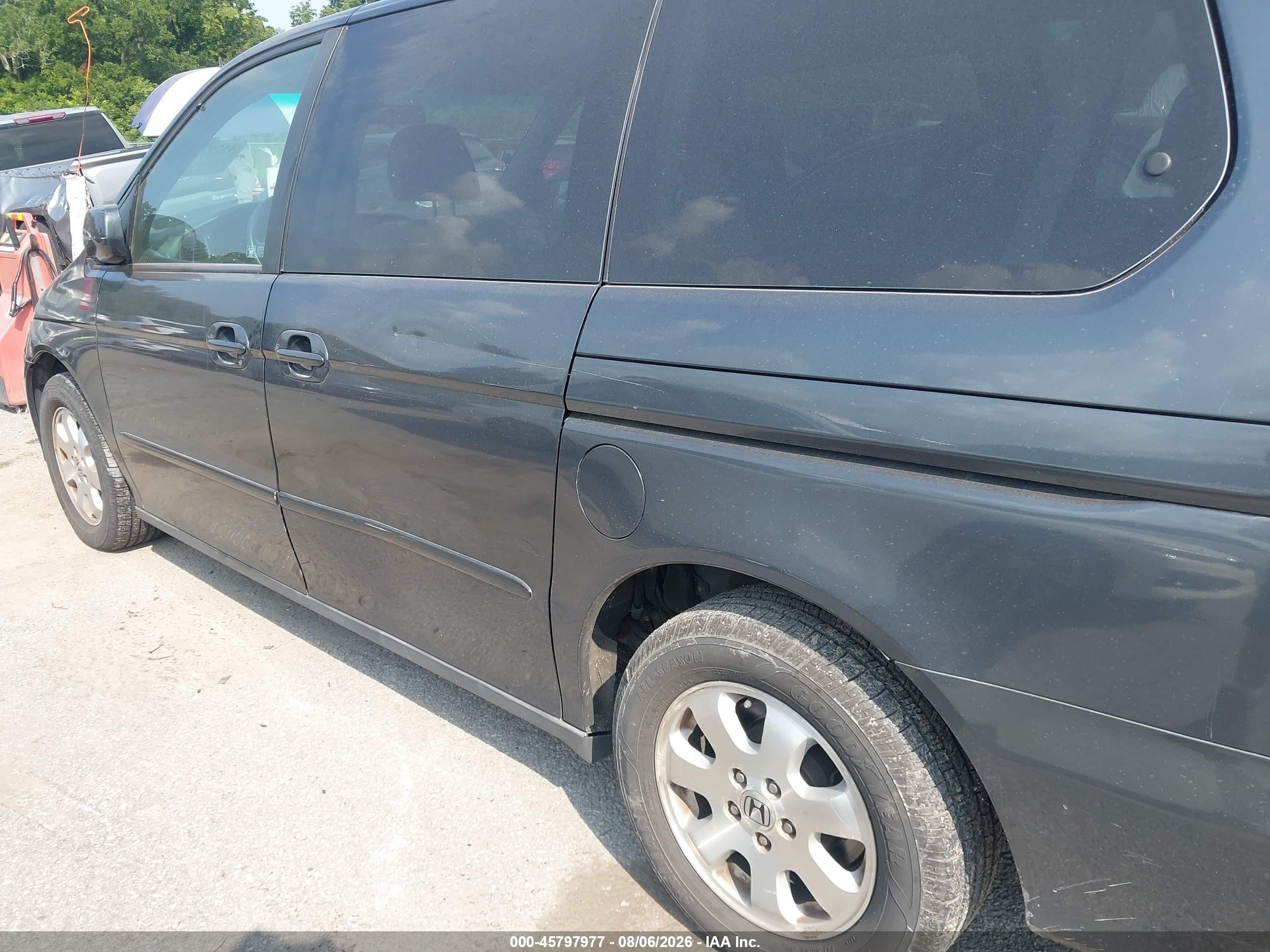2004 Honda Odyssey Ex Gray vin: 5FNRL18674B018631